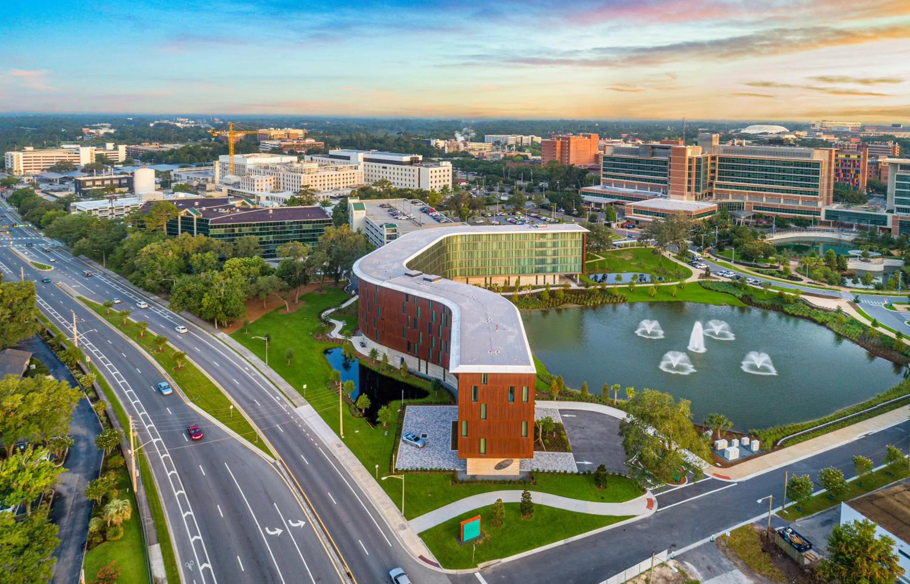 Bird's eye view in Hotel Eleo at the University of Florida