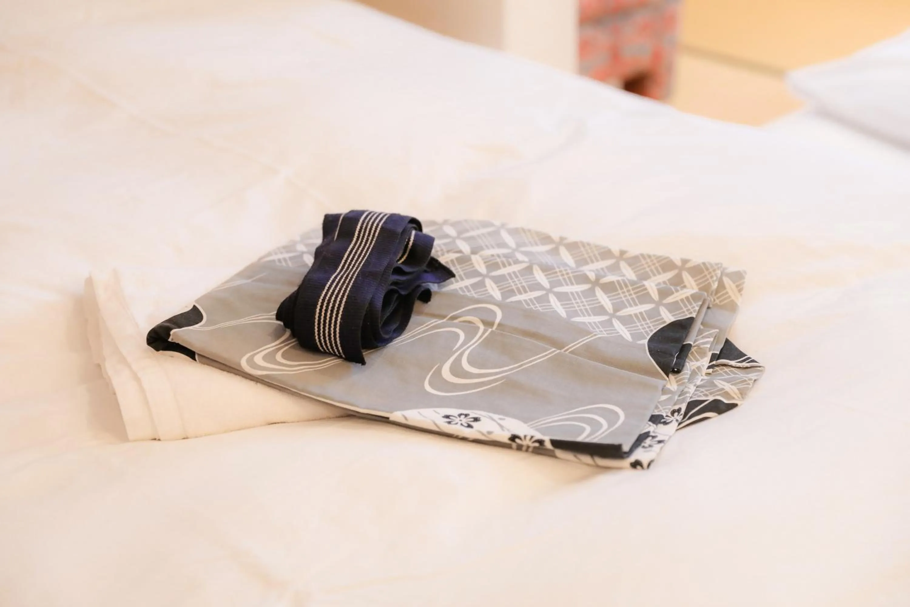 Bed in Ajisai Onsen Ryokan - Award Winning Private Open Air Onsen