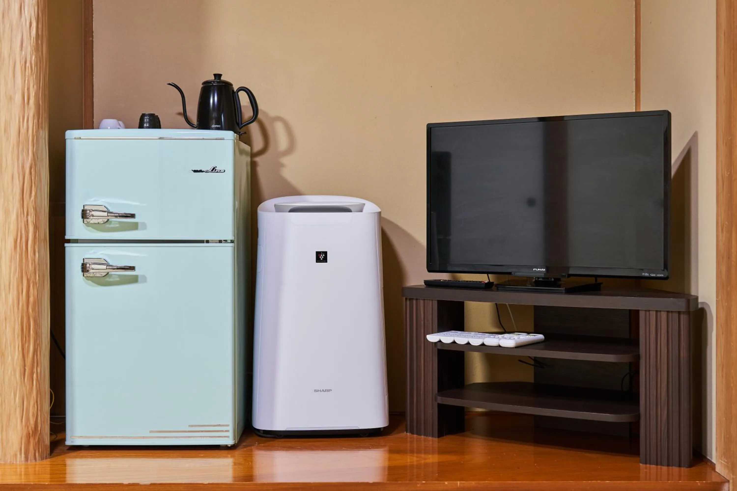 TV and multimedia in Ajisai Onsen Ryokan - Award Winning Private Open Air Onsen