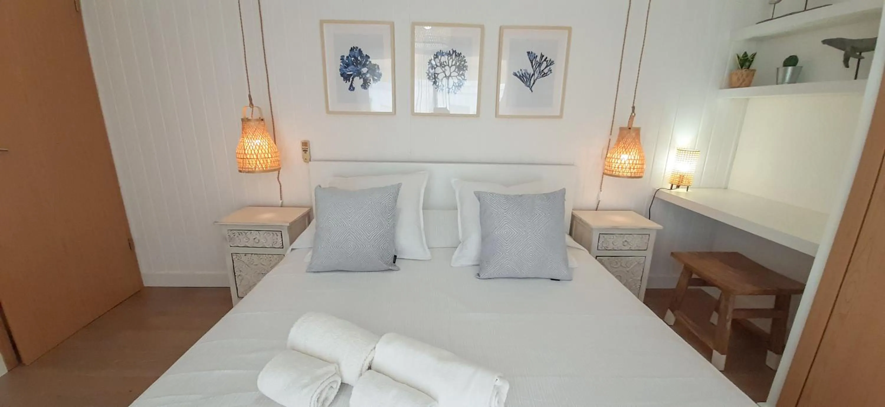 Bed in Apartamento T2 Vista Rio Arade - Portimão