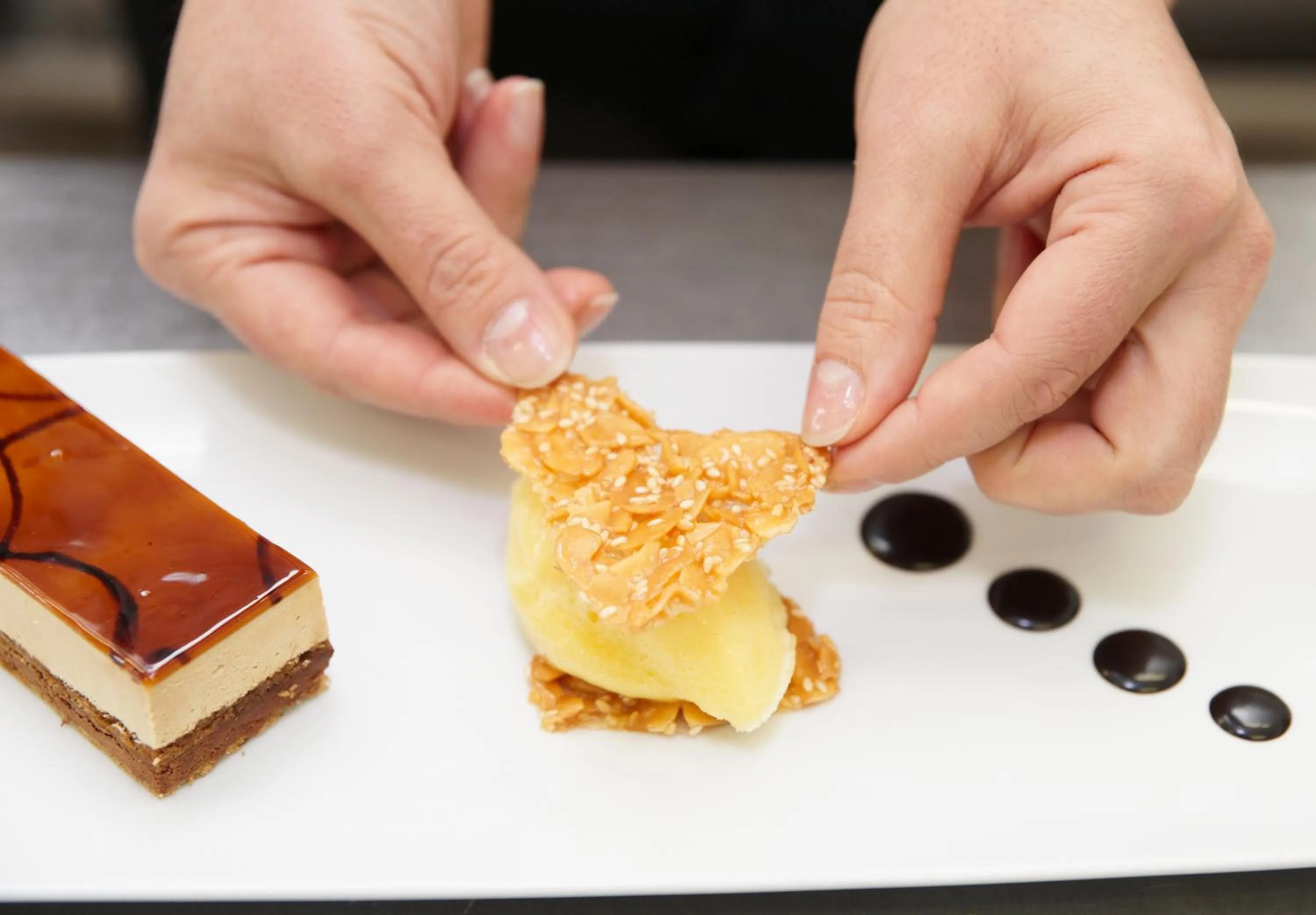 Food and drinks in Hotel Restaurant Kromberg