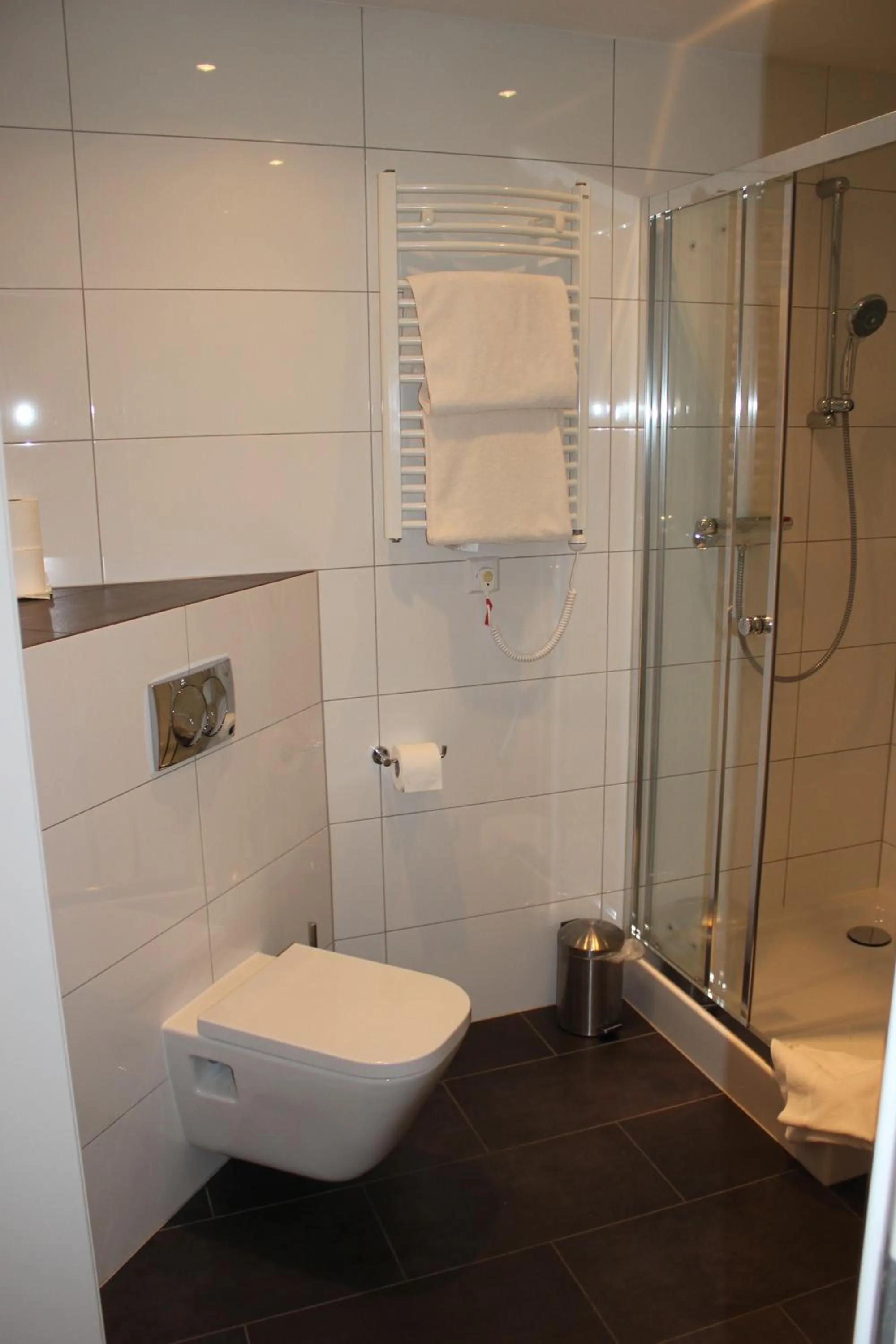Shower in Hotel Restaurant Kromberg