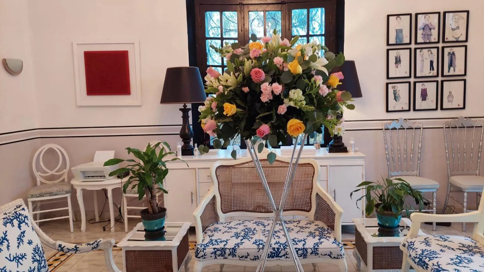 Lobby or reception in Villa Octavia