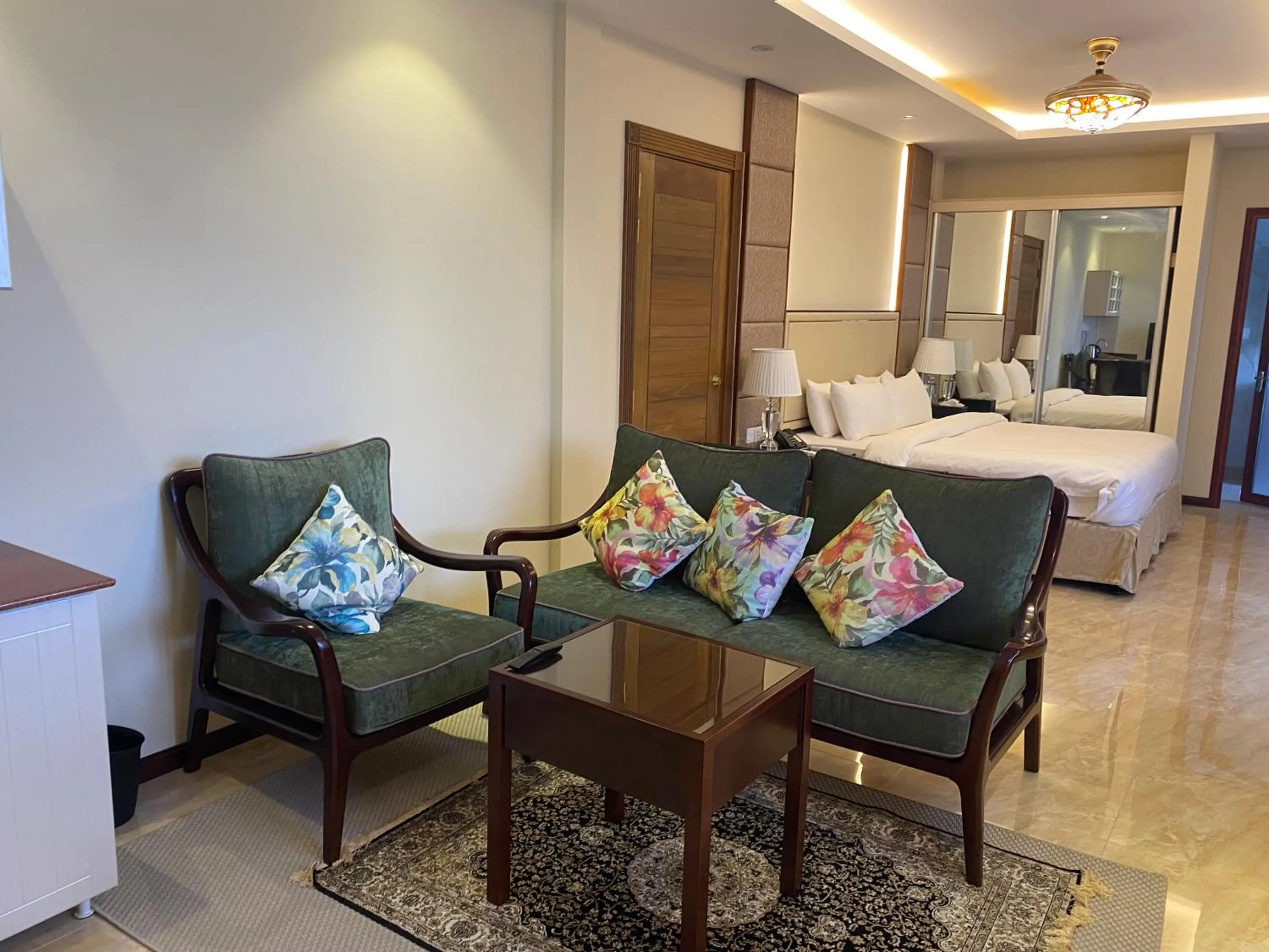 Seating area, Bed in Viluveli Holiday Retreat