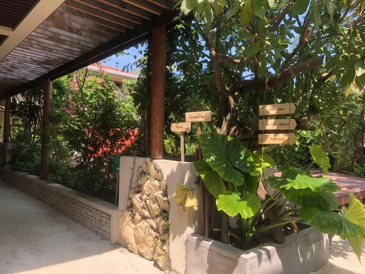 Garden in Viluveli Holiday Retreat