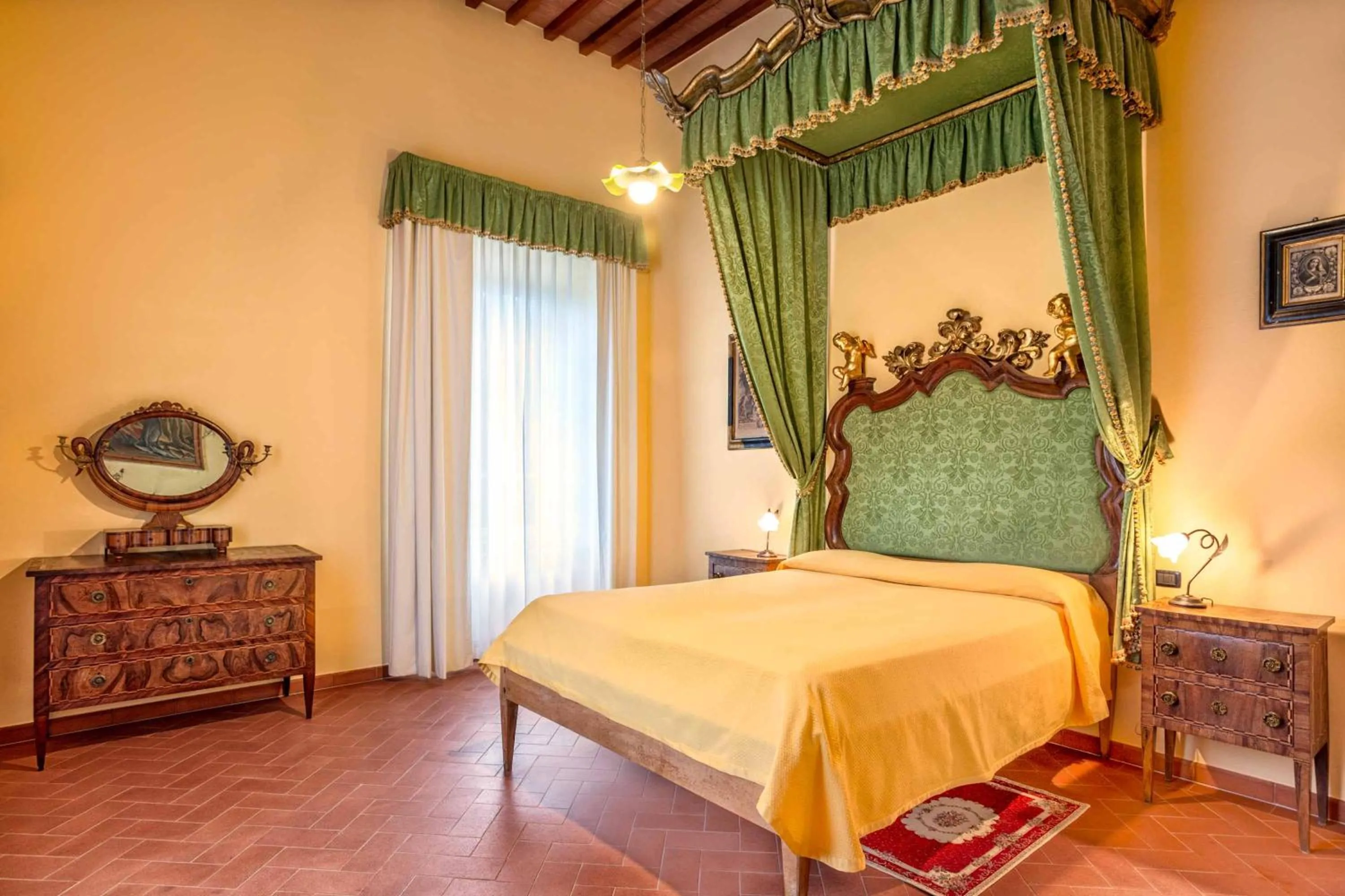 Bedroom, Bed in Villa Graziani