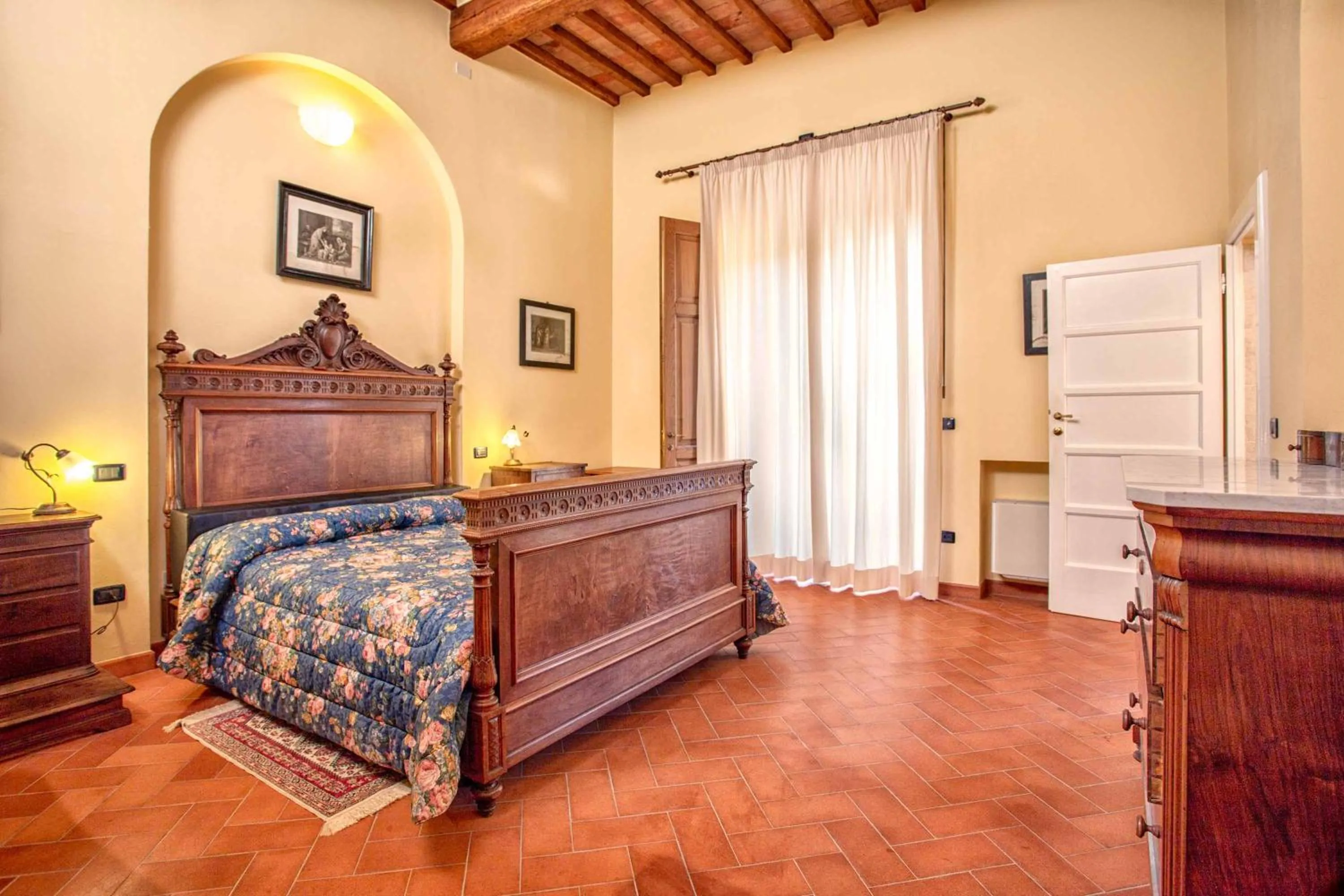 Bedroom, Bed in Villa Graziani