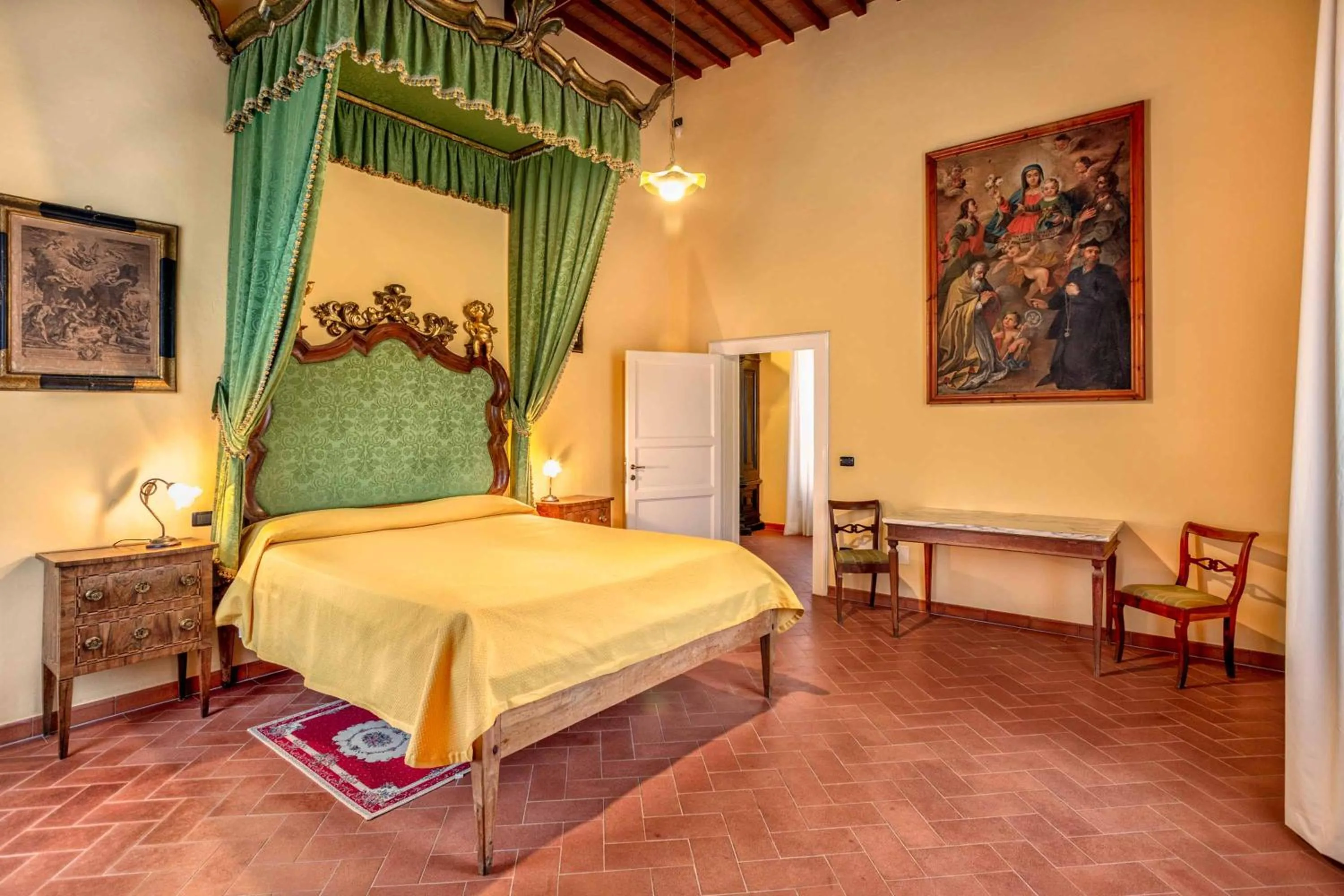 Bedroom, Bed in Villa Graziani