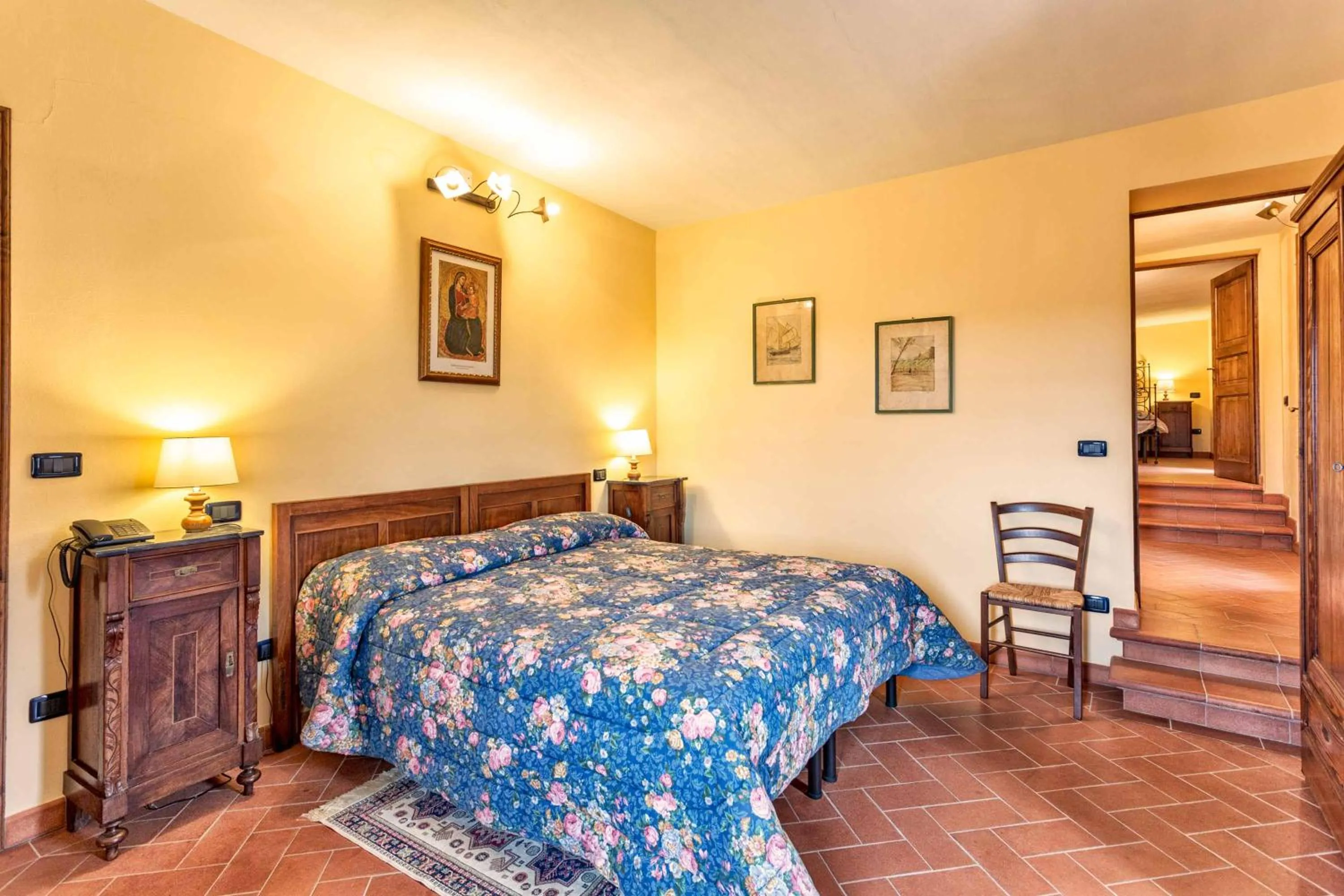 Bedroom, Bed in Villa Graziani