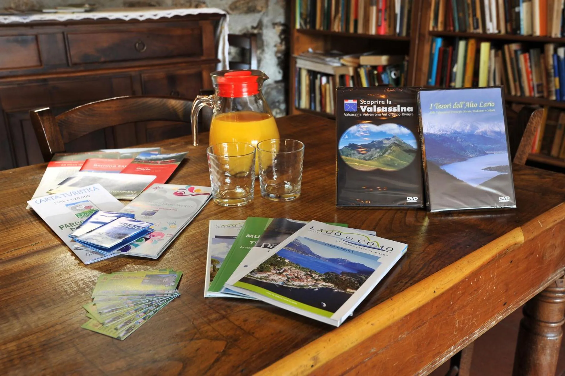 Lobby or reception in B&B Rocca di Bajedo
