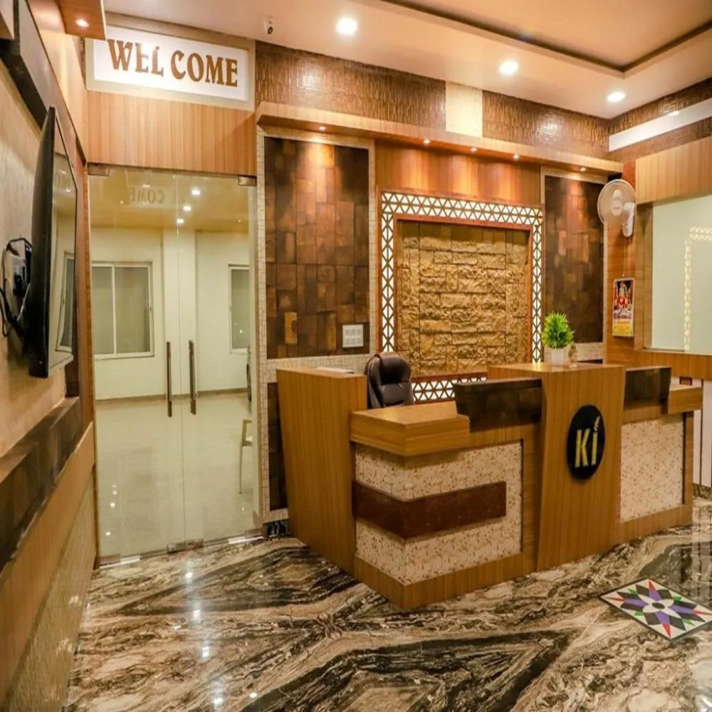 Lobby or reception in Komal Inn