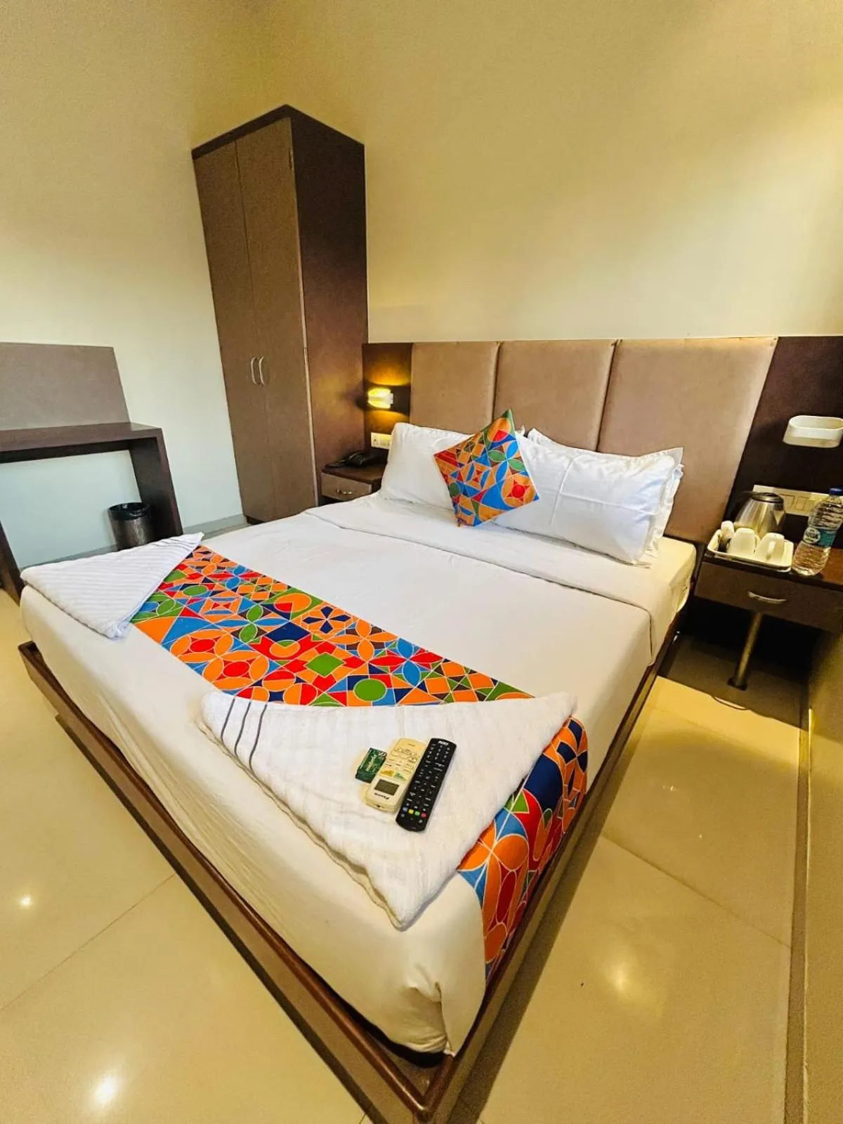 Bedroom, Bed in Hotel West Inn-Near Mumbai International Airport