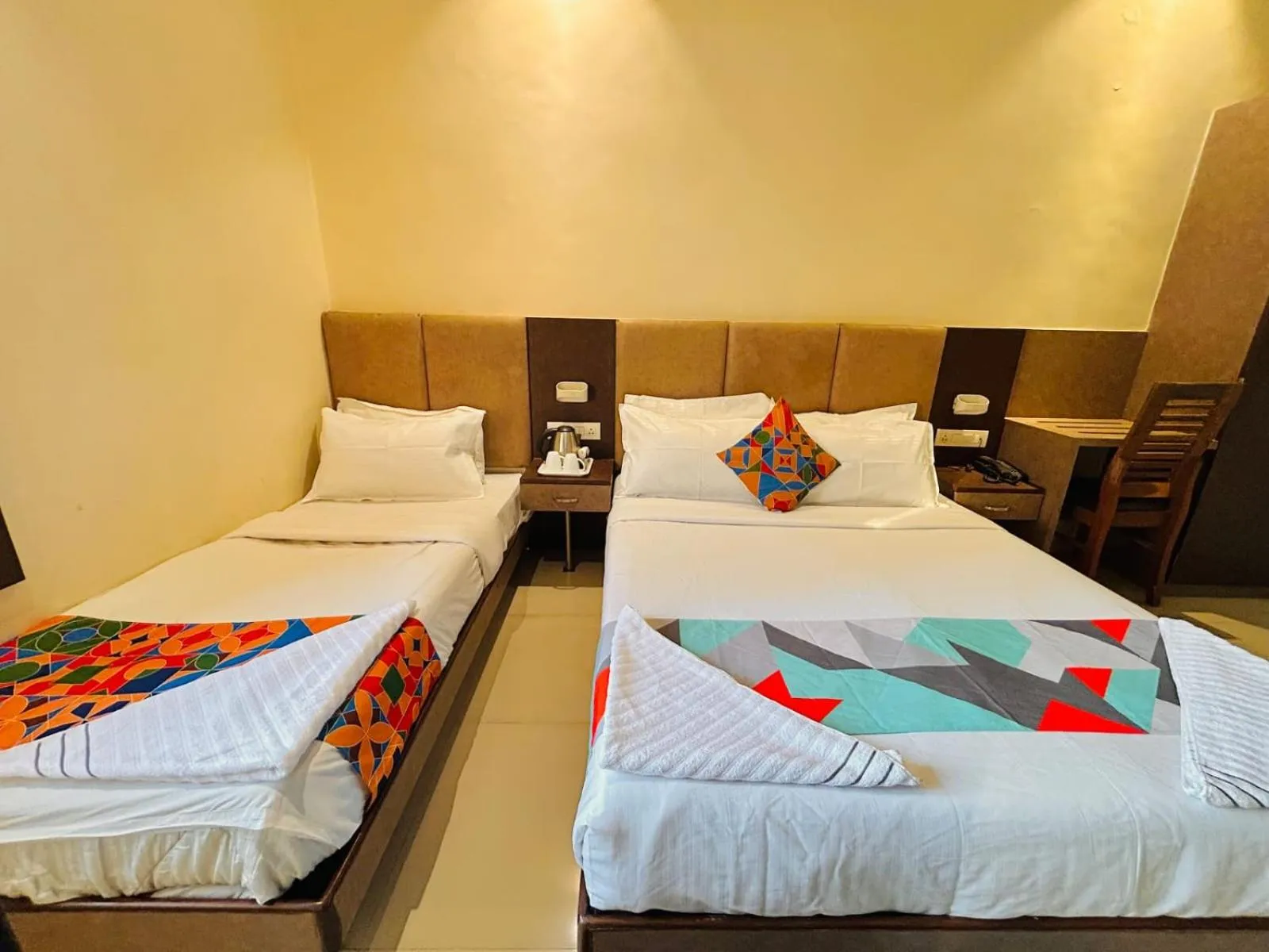 Bedroom, Bed in Hotel West Inn-Near Mumbai International Airport