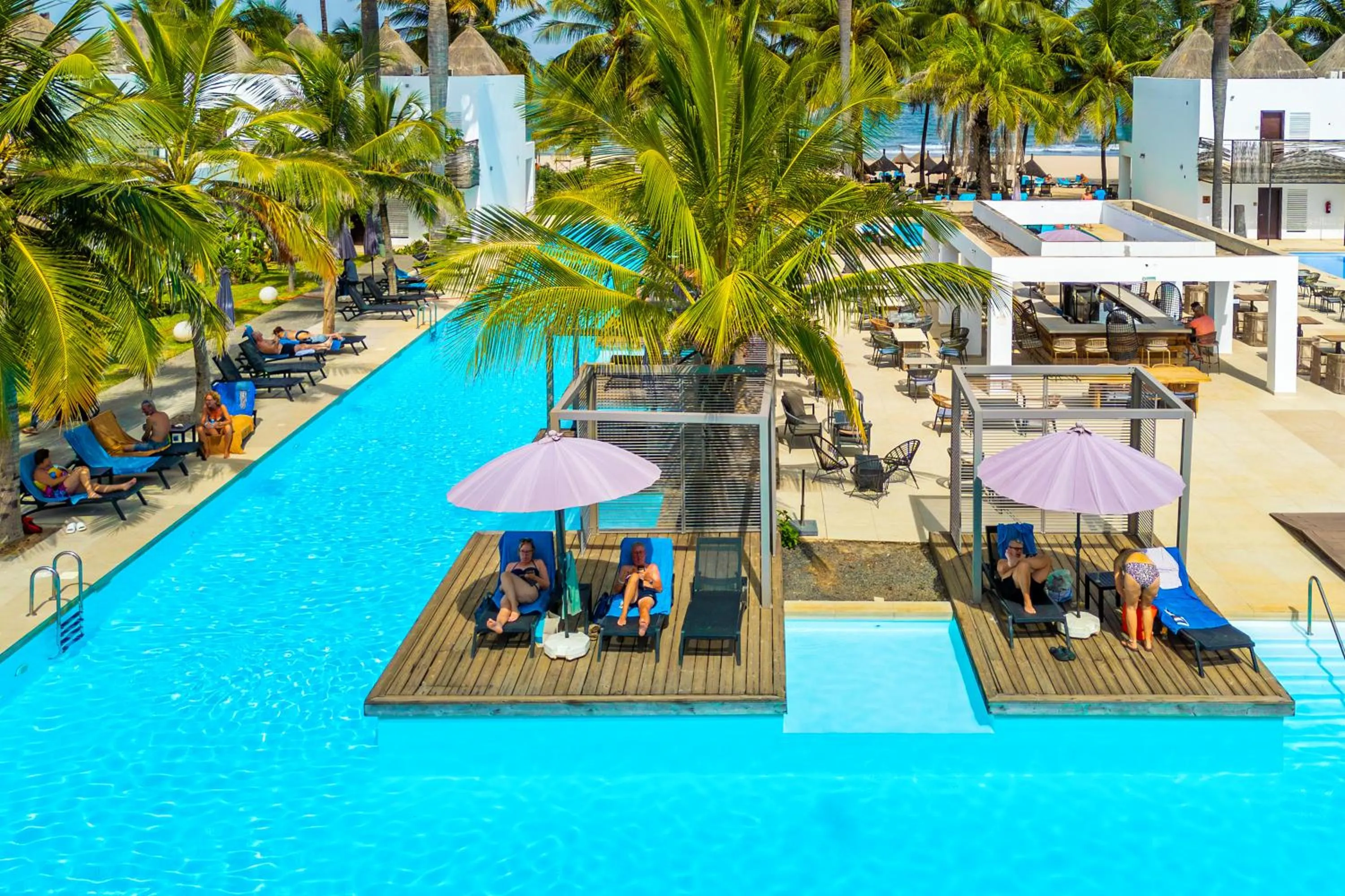 Pool view in Kalimba Beach Resort