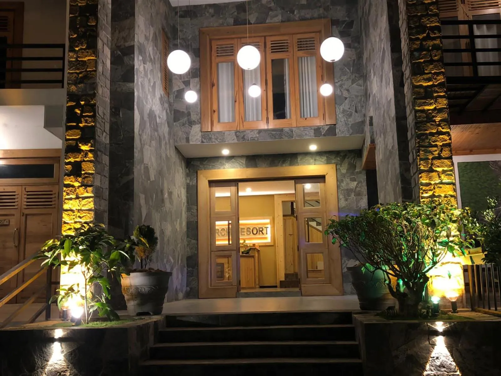 Facade/entrance in 3 Arch Resort Ella