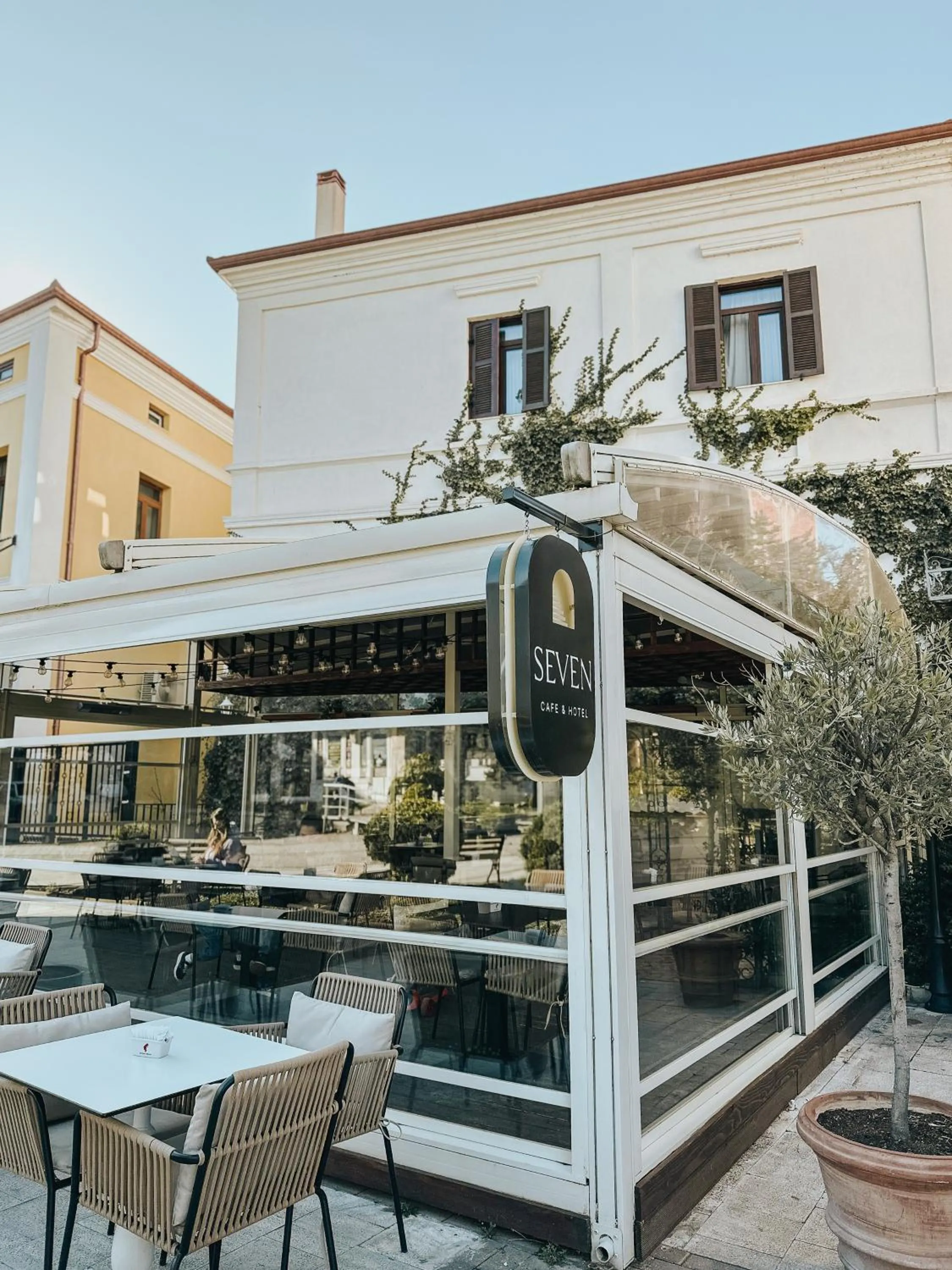 Property building in Seven Cafe and Hotel