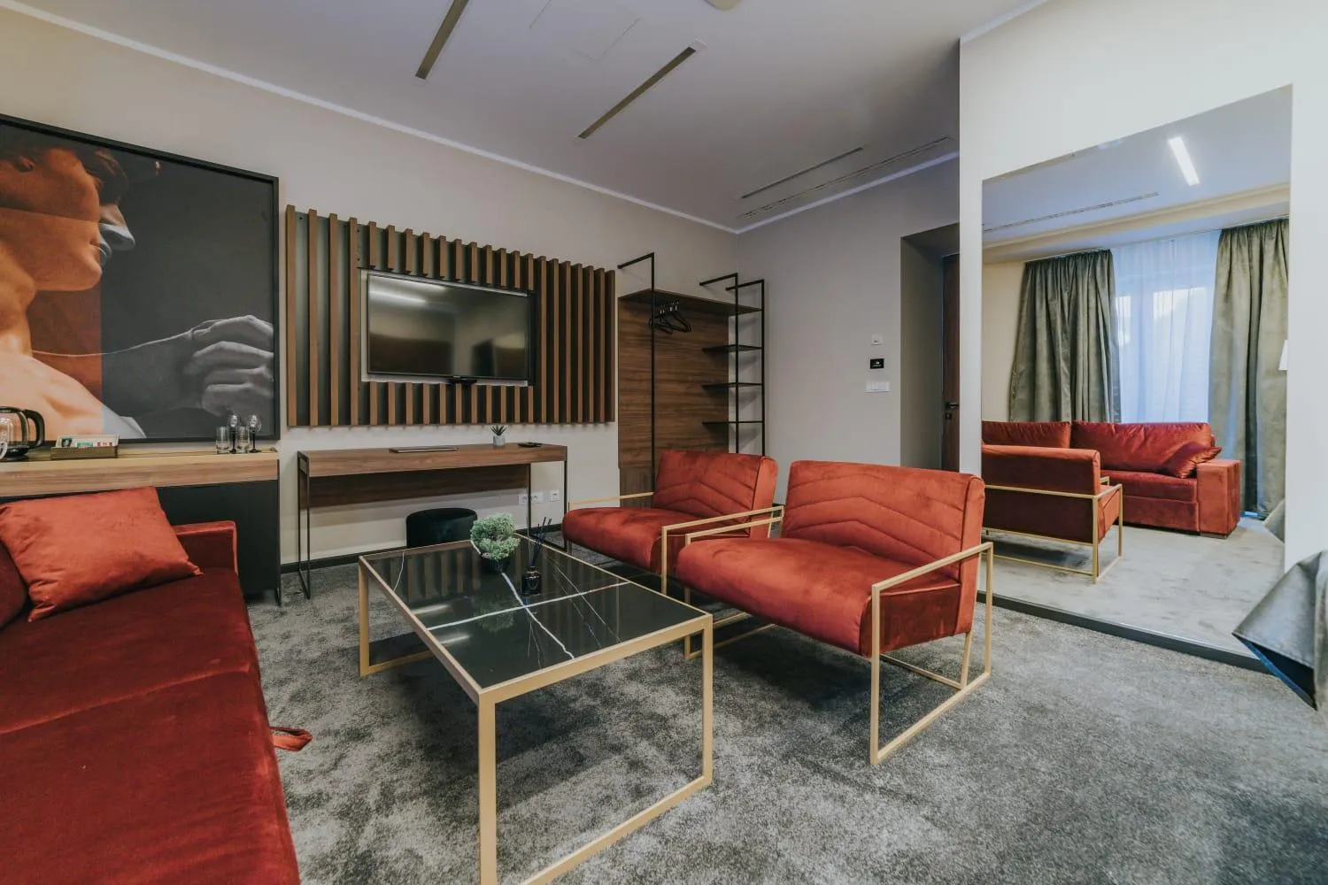 Seating area in Ilica Luxury Center