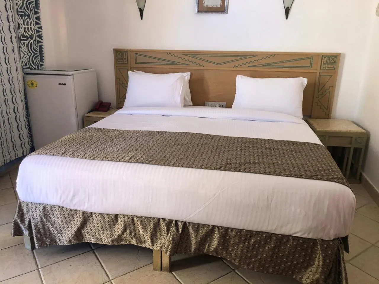 Bed in Green Leaves Hotel