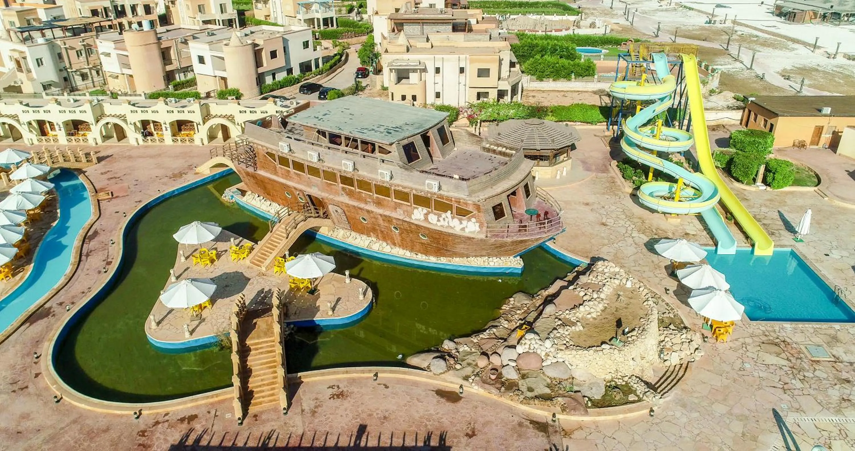 Bird's eye view in Green Leaves Hotel