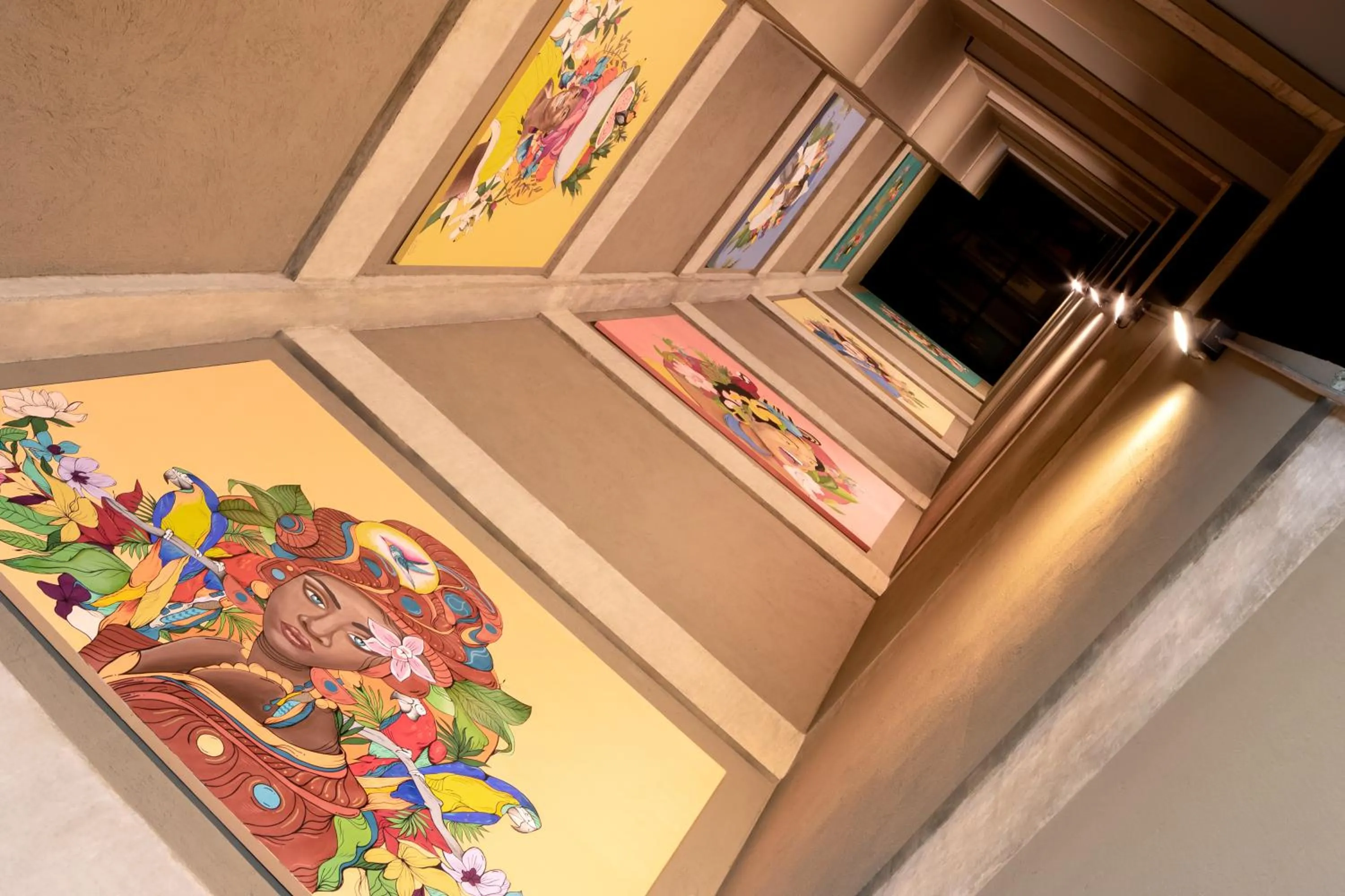 Communal kitchen in Origen Local Suites