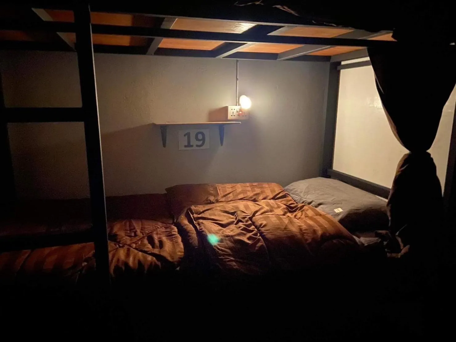 Bed in Pai circus hostel