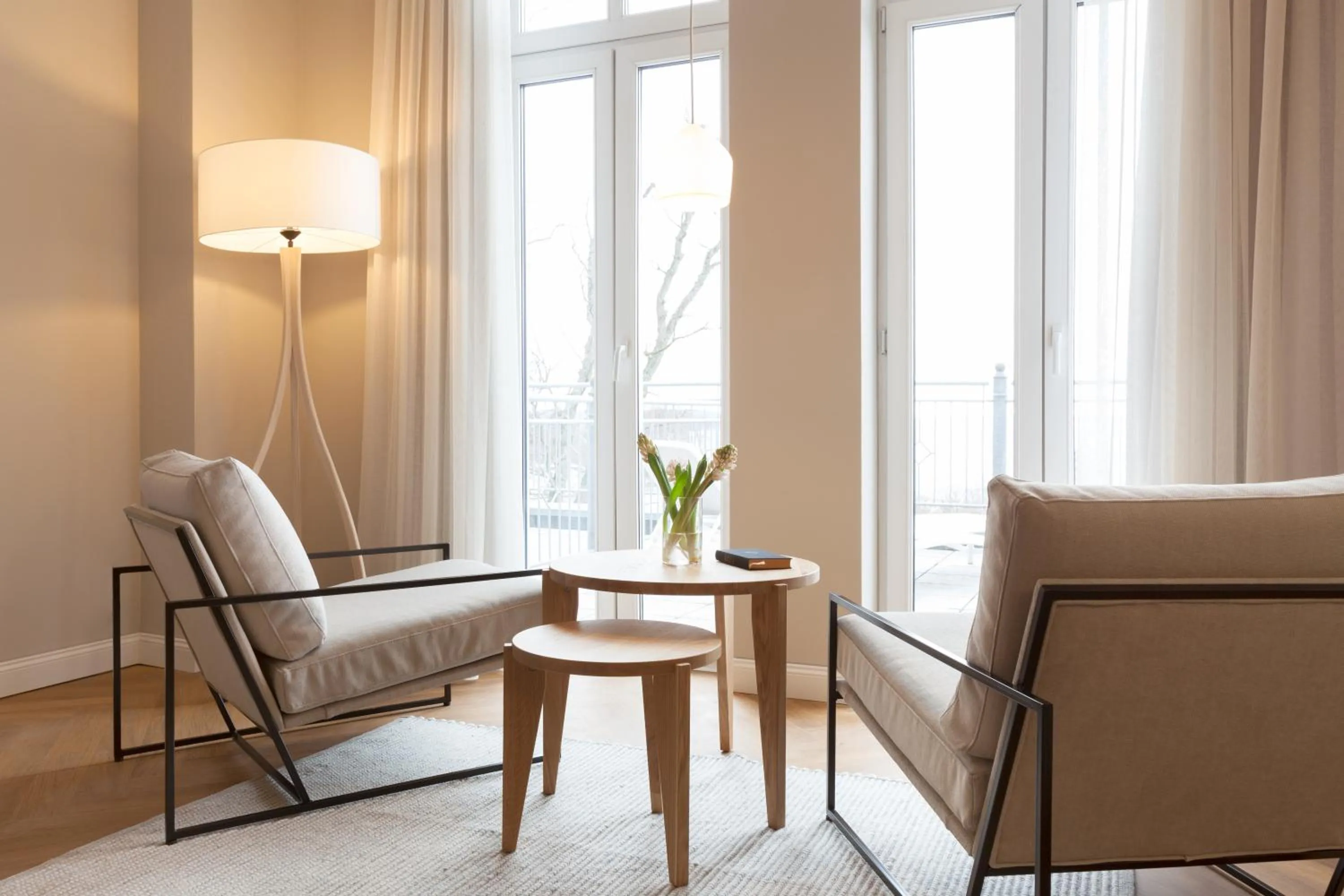 Seating area in Vju Hotel Rügen