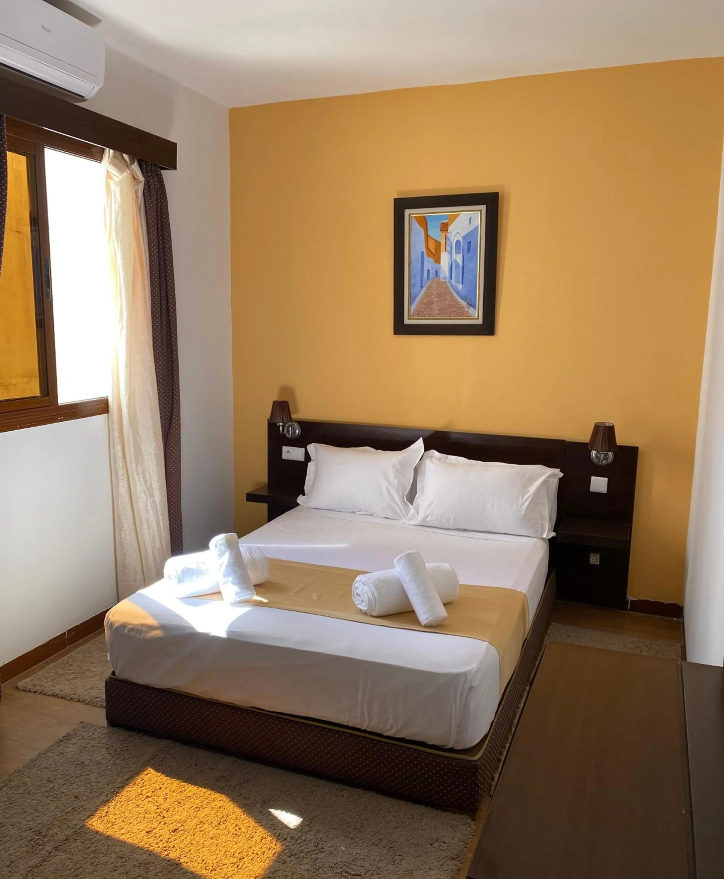 Bed in Hotel Chaouen