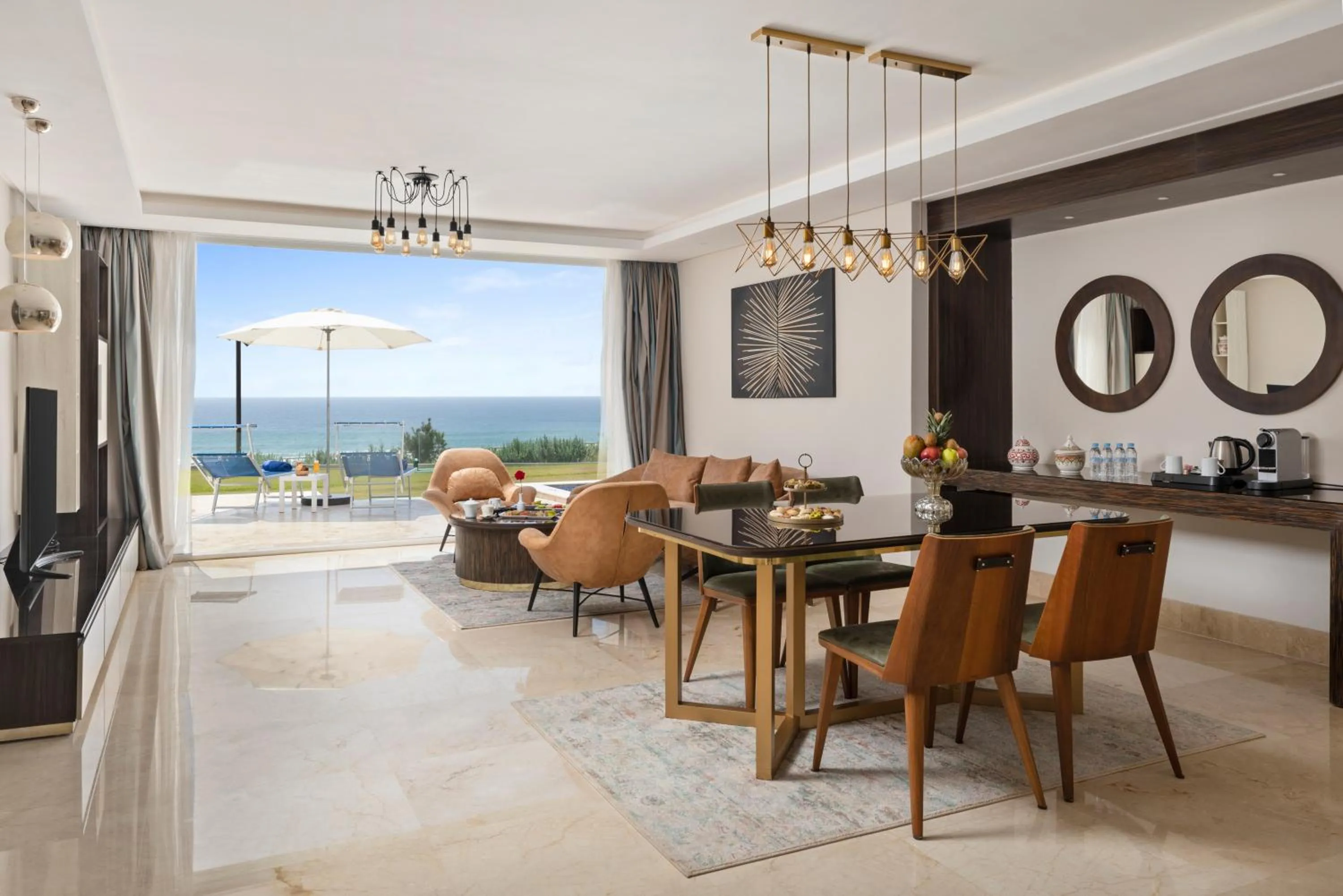 Living room in Pickalbatros White Beach Taghazout - Adults Friendly 16 Years Plus - Ultra All Inclusive