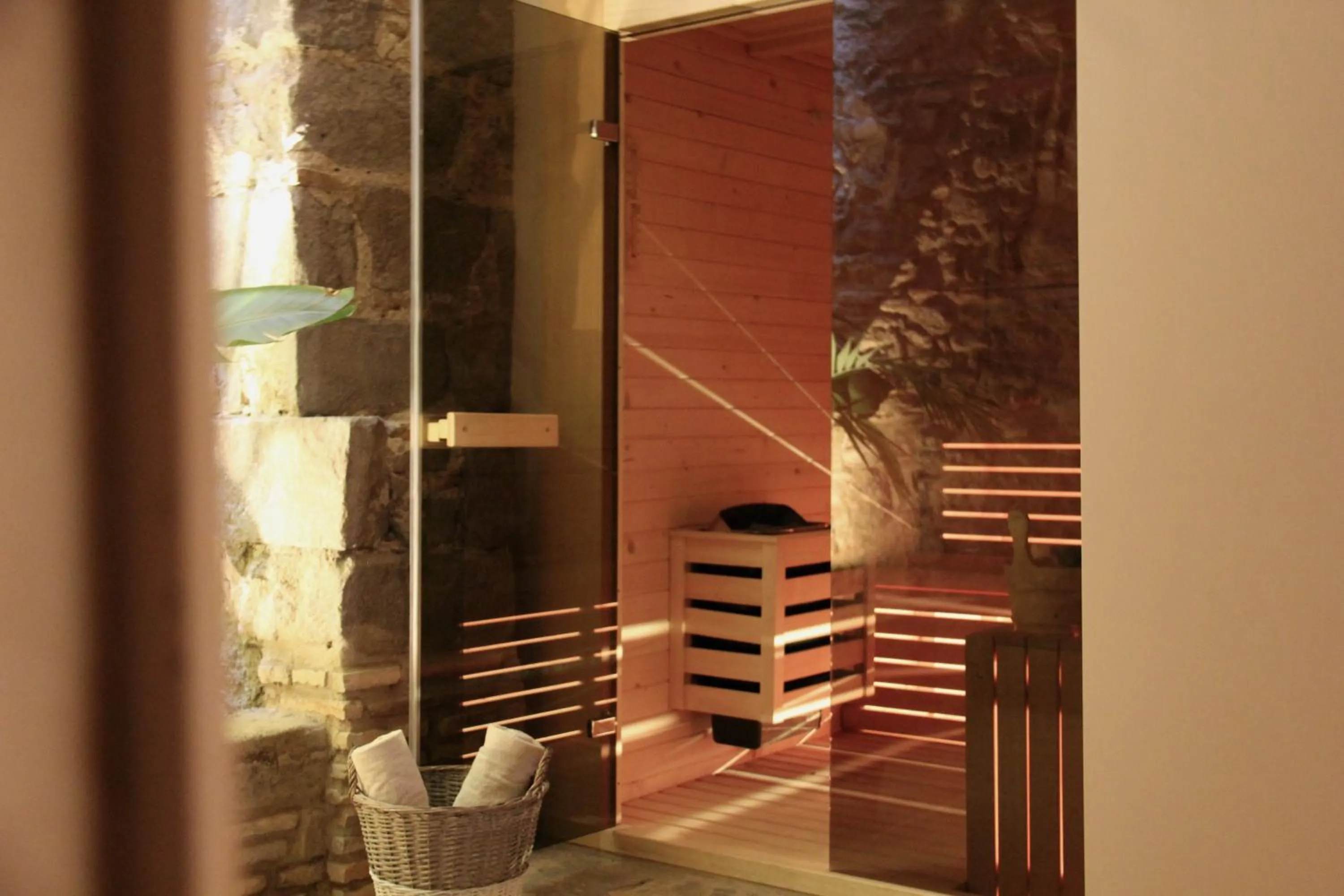 Sauna in Hotel Palau Macelli & Spa