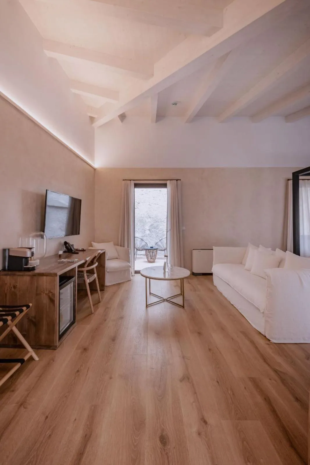 Bed in Hotel Palau Macelli & Spa