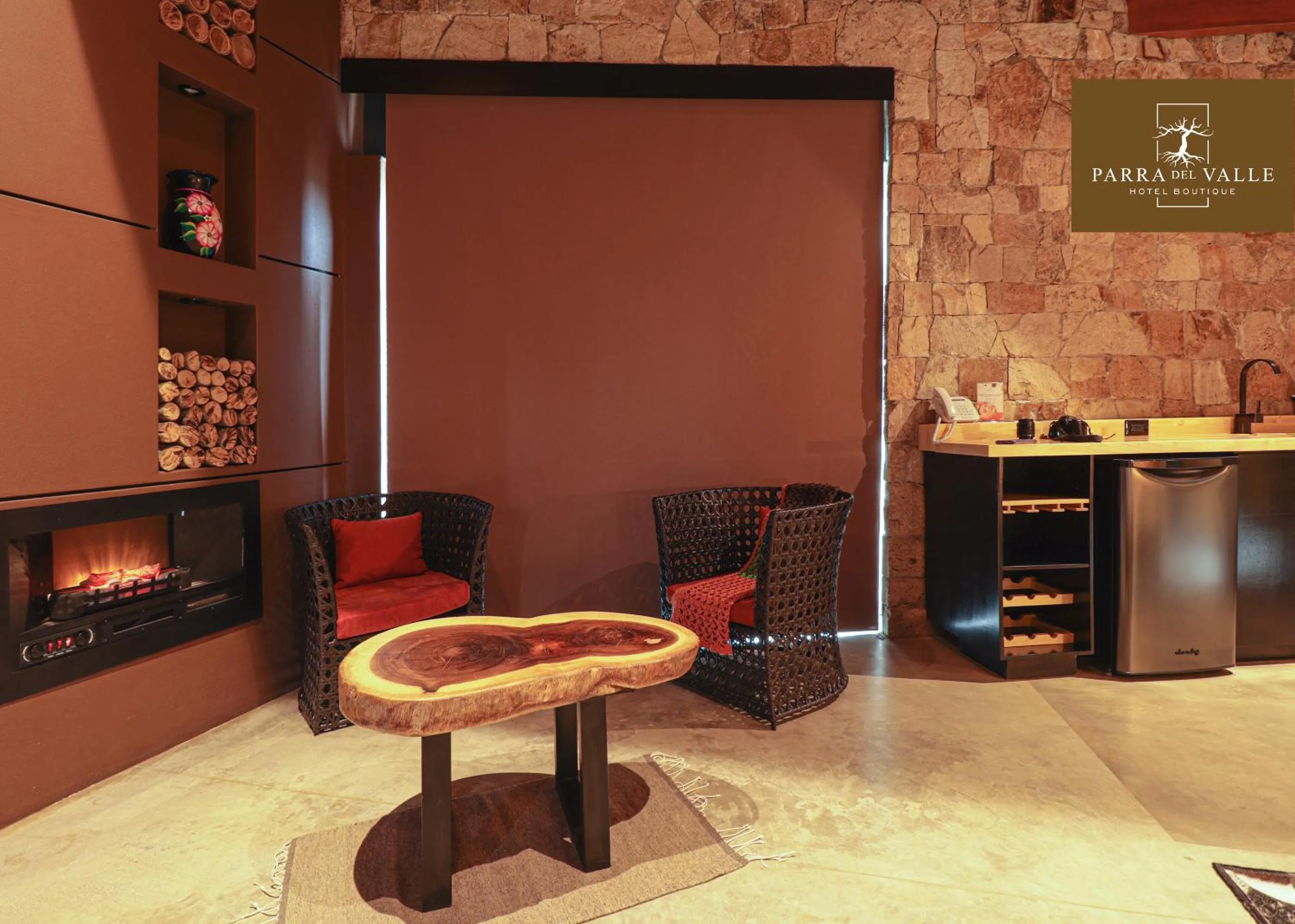 Seating area in Parra del Valle Hotel Boutique