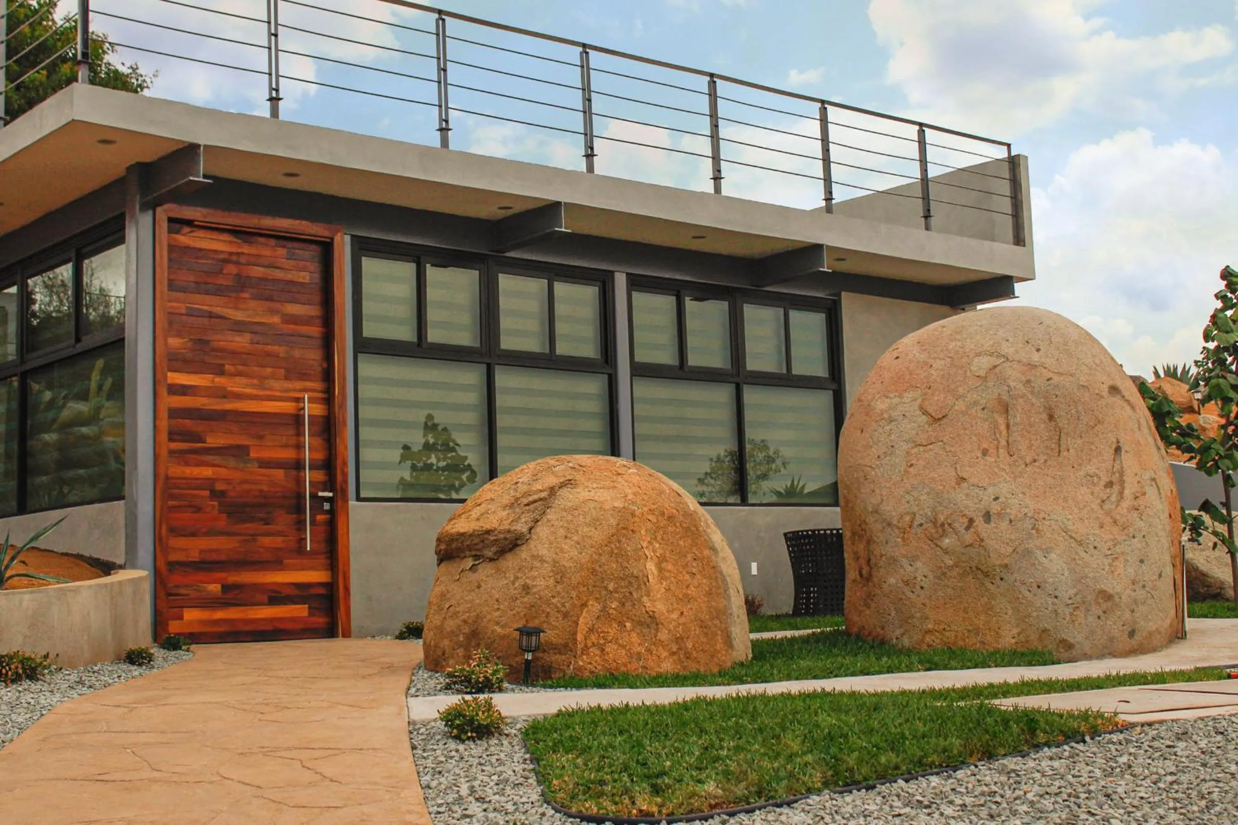 Garden view in Parra del Valle Hotel Boutique