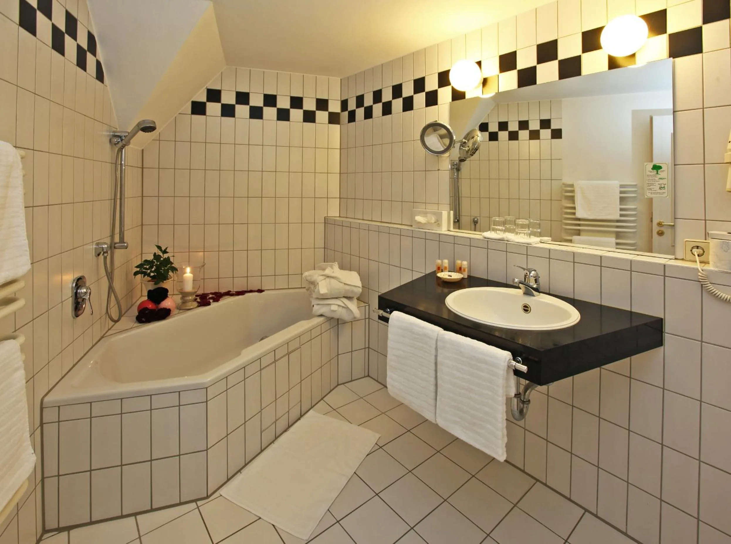 Bathroom in Hotel Restaurant Adler