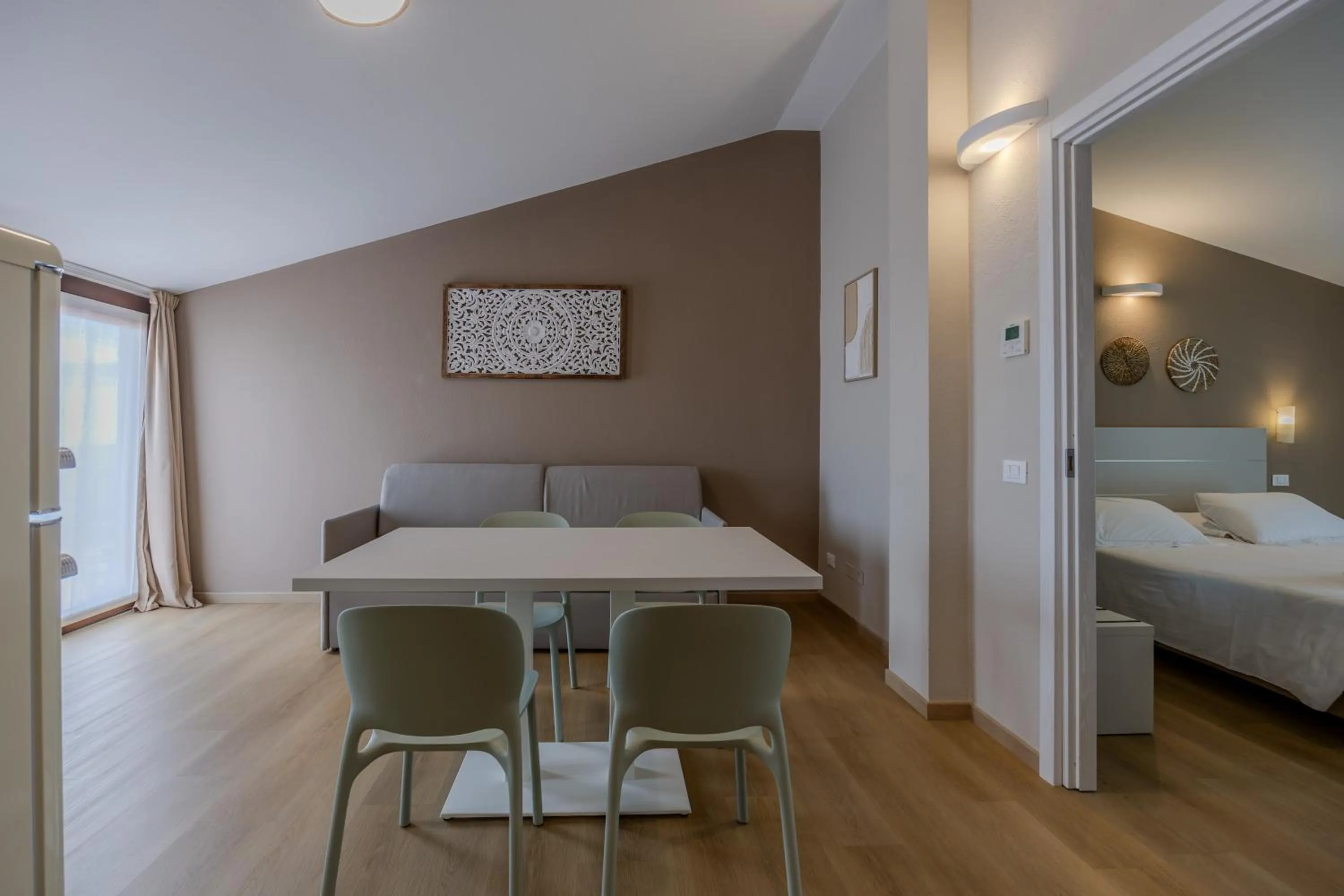 Dining area, Bed in Residence San Michele