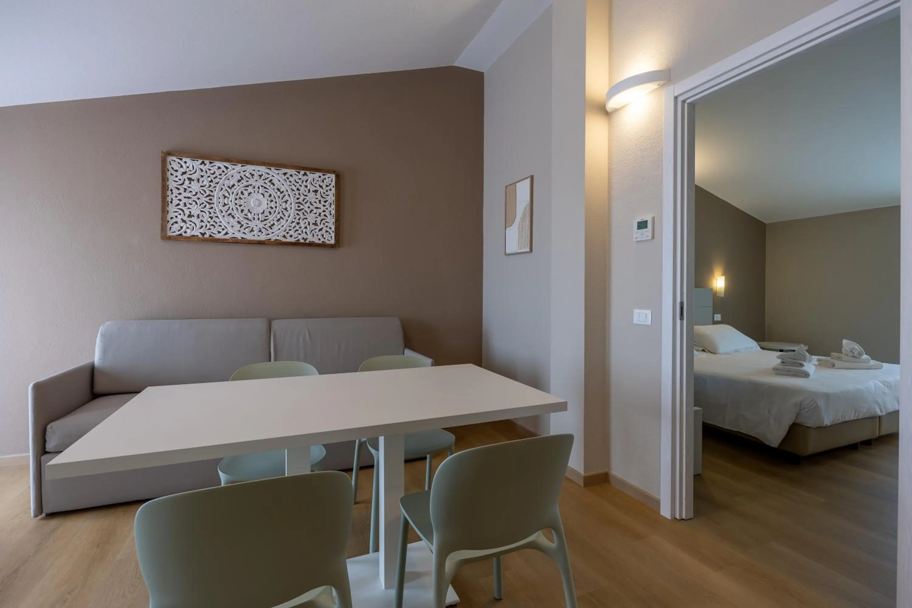 Living room, Bed in Residence San Michele