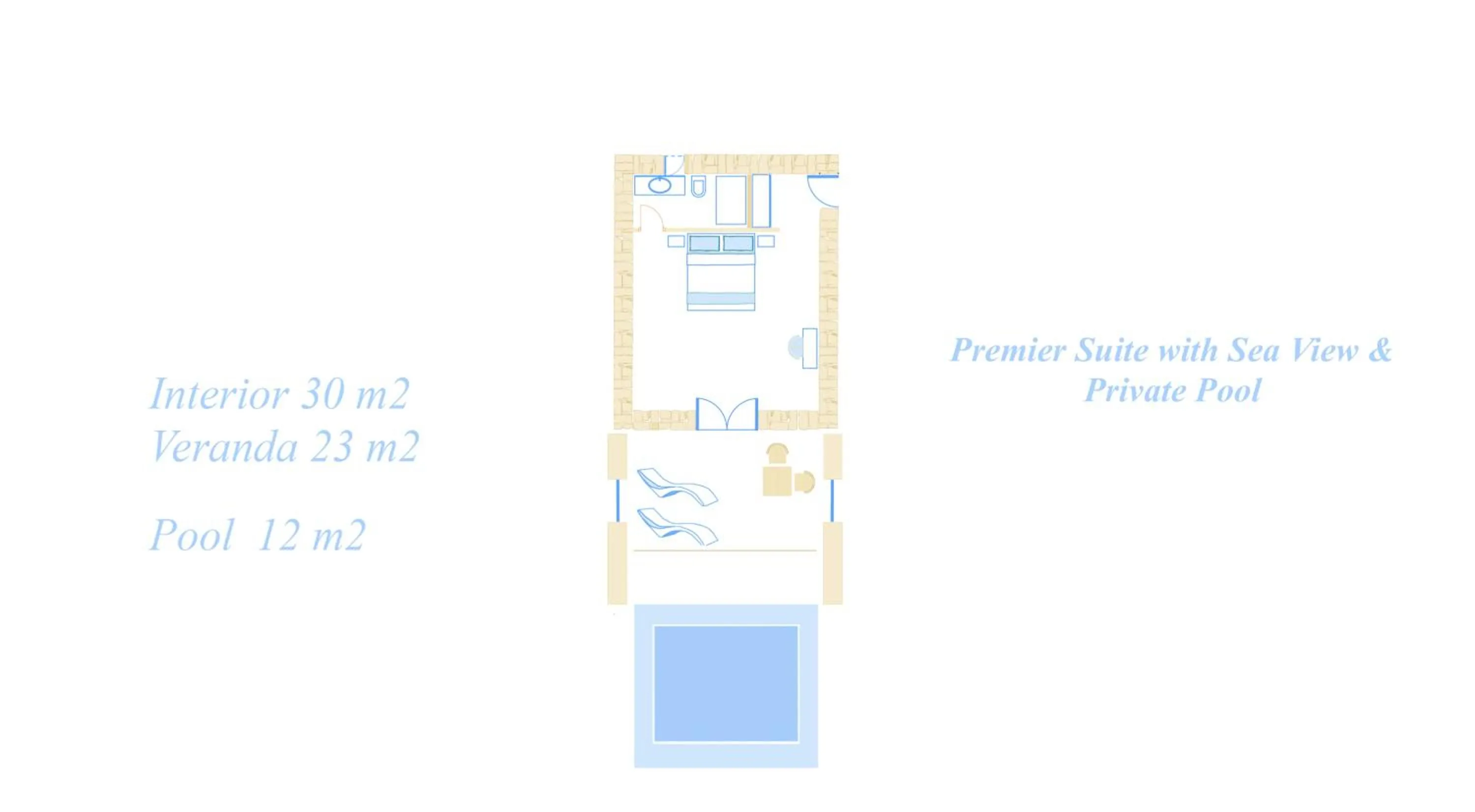Floor plan in Calme Boutique Hotel - Adults Only