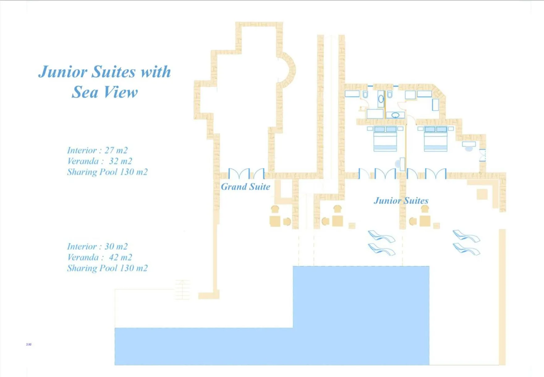 Floor plan in Calme Boutique Hotel - Adults Only