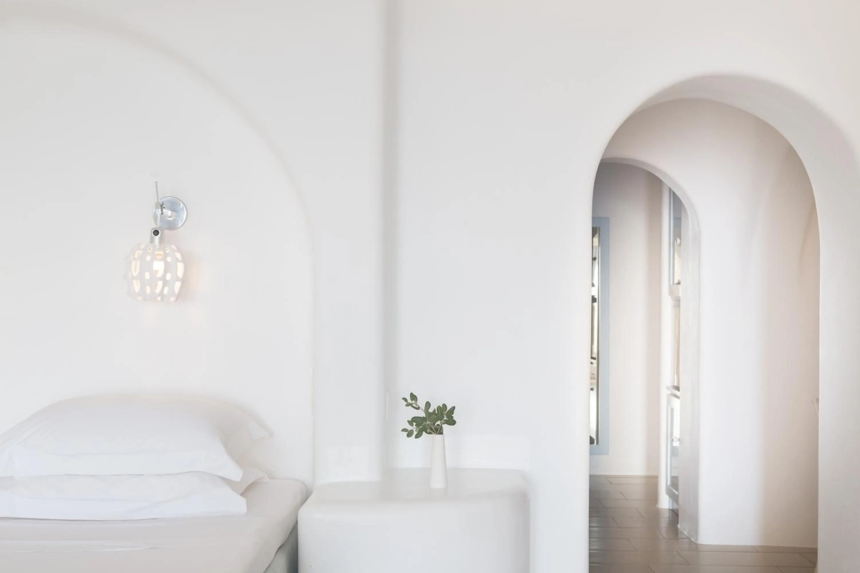 Bedroom, Bed in Calme Boutique Hotel - Adults Only