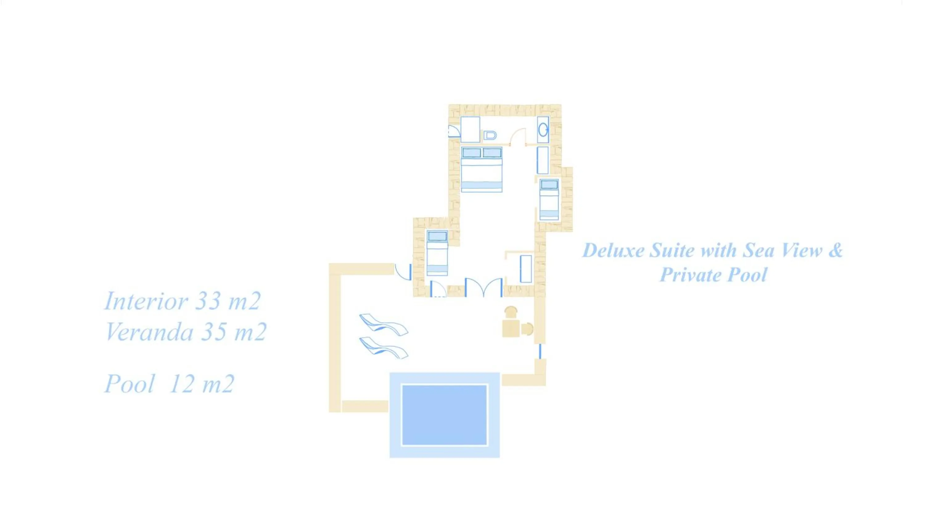 Floor plan in Calme Boutique Hotel - Adults Only
