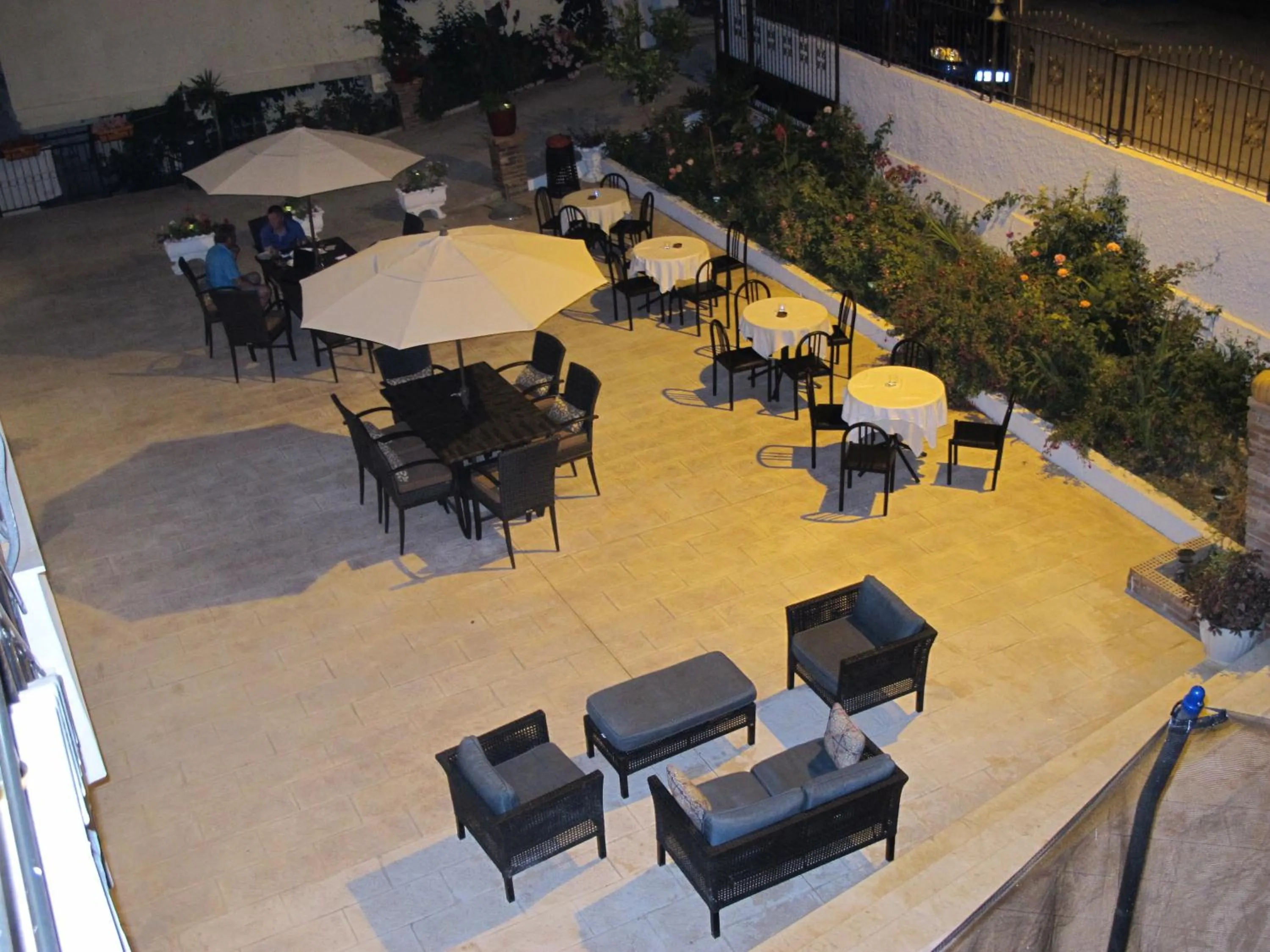 Patio in Hotel Nika