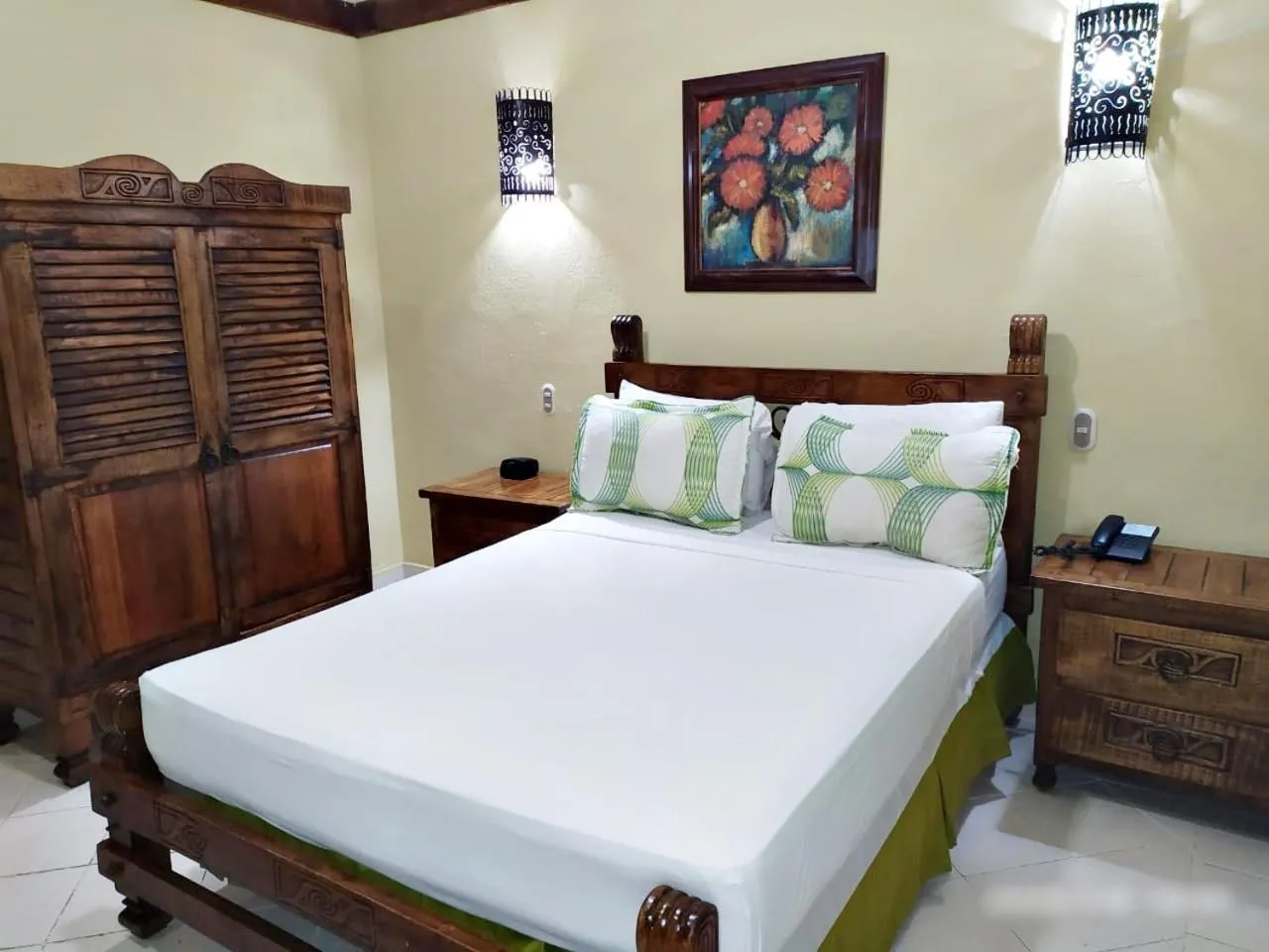 Bed in Matum Hotel & Casino