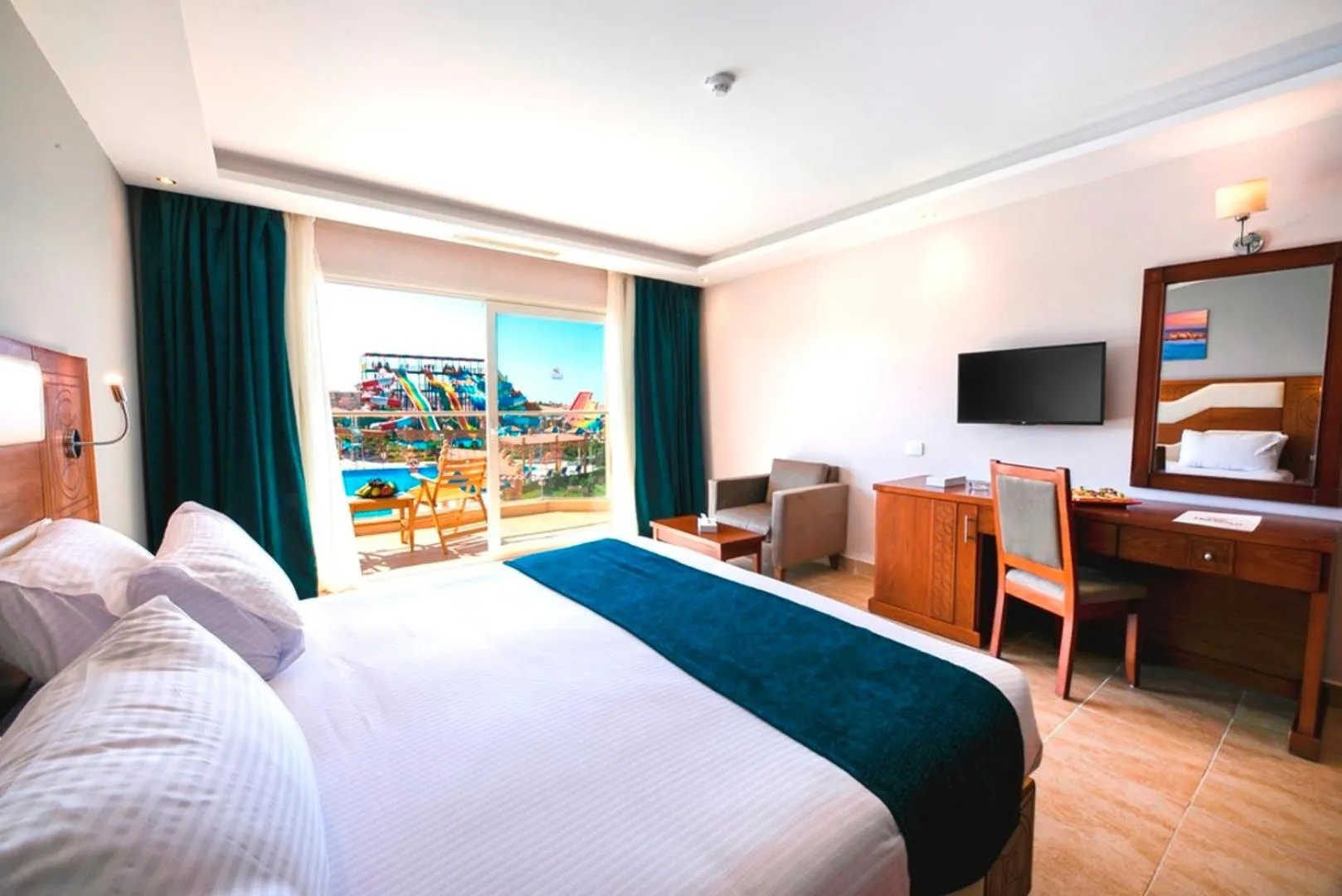 Bedroom, Bed in Hawaii Paradise Aqua Park Resort - Families and Couples Only