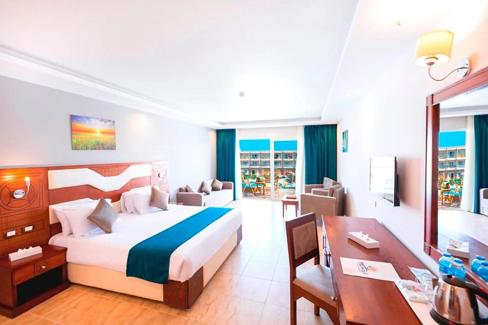 Bedroom, Bed in Hawaii Paradise Aqua Park Resort - Families and Couples Only