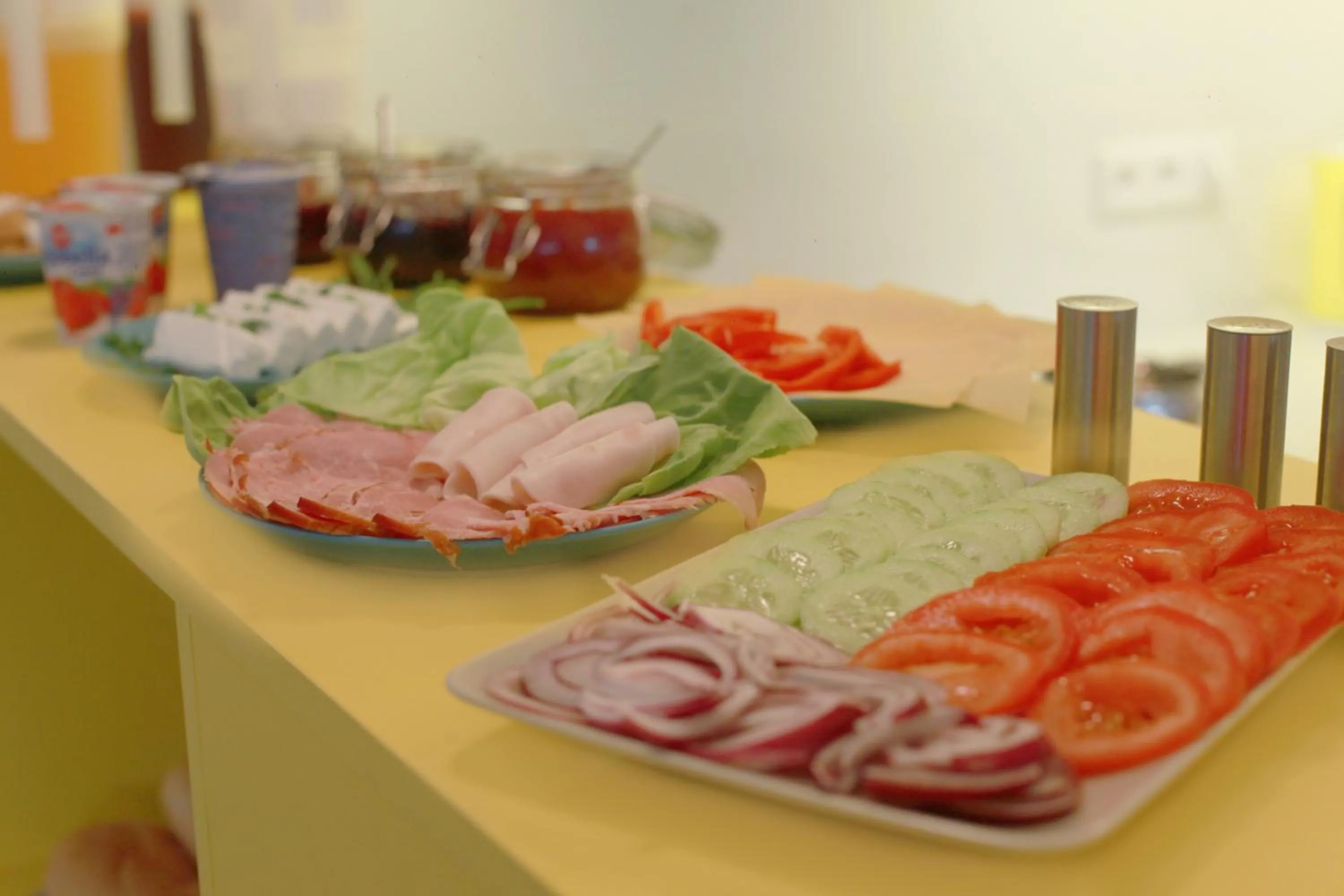 Breakfast in eMKa Hostel