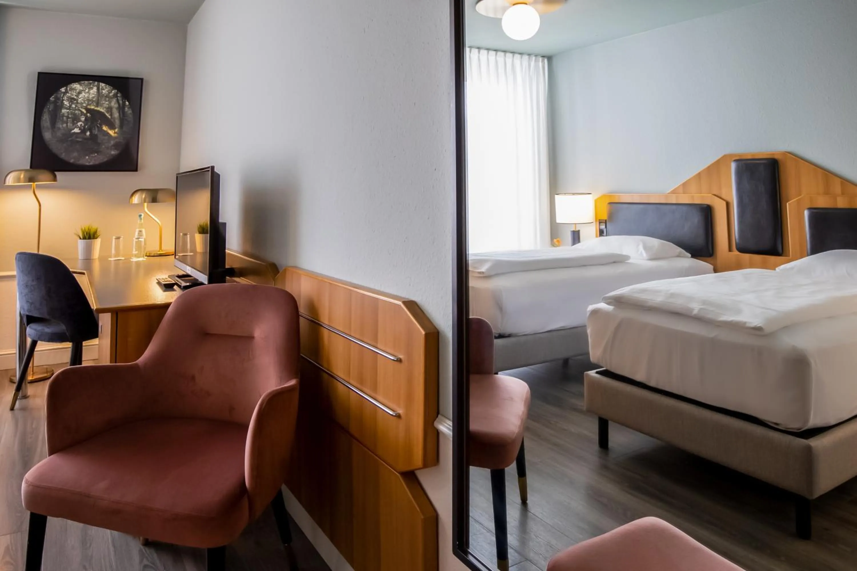 Bed in Hotel Residenz Pforzheim