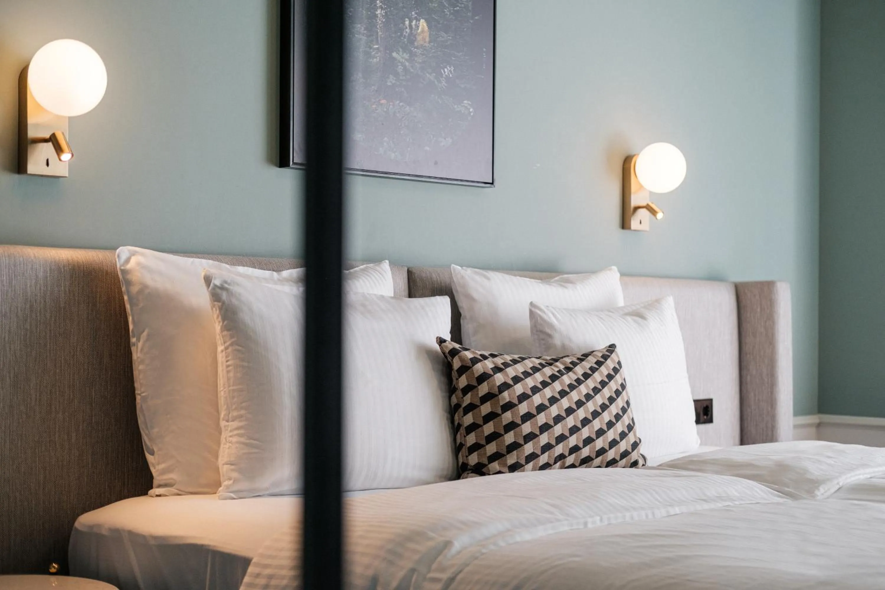 Bed in Hotel Residenz Pforzheim