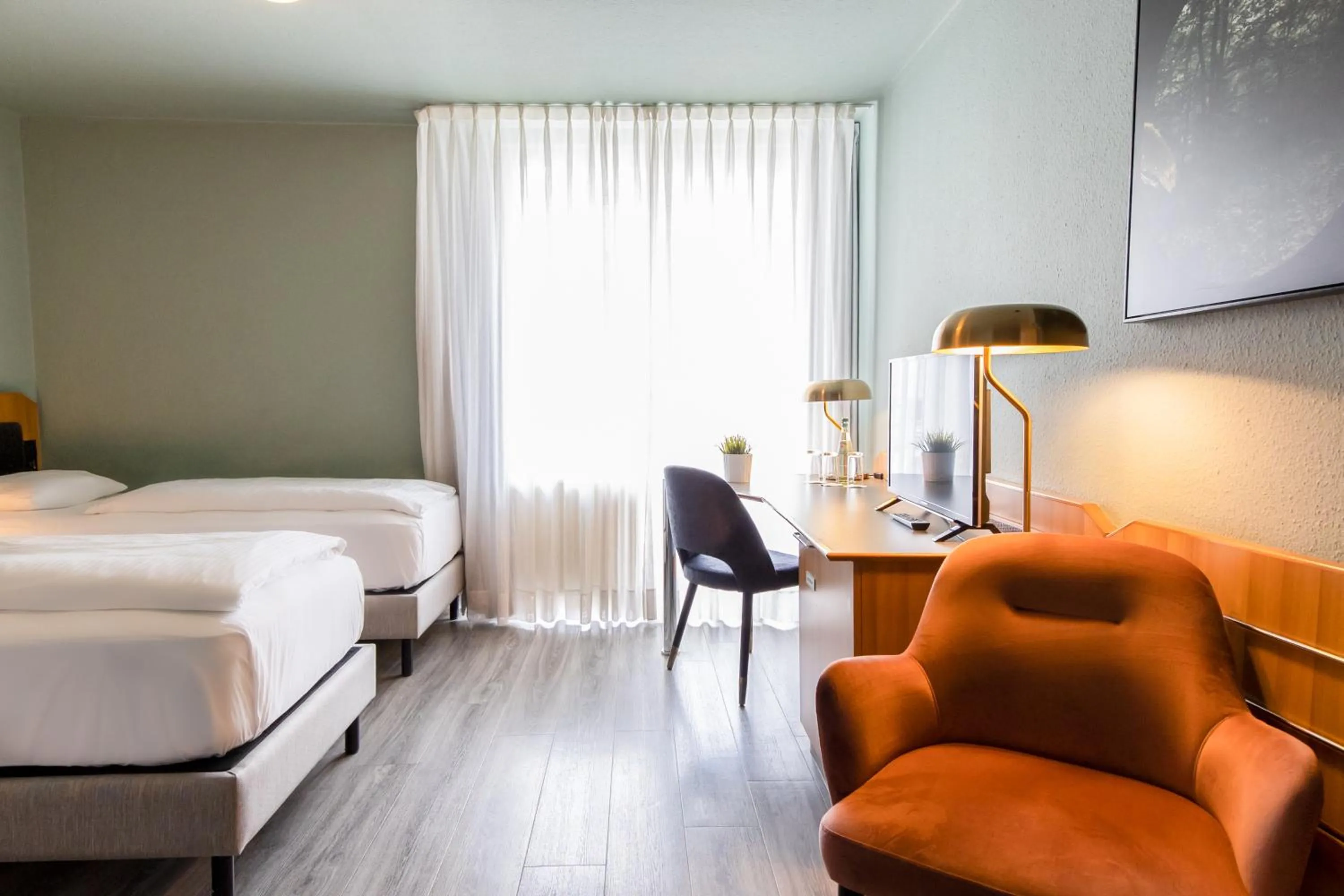 Bed in Hotel Residenz Pforzheim