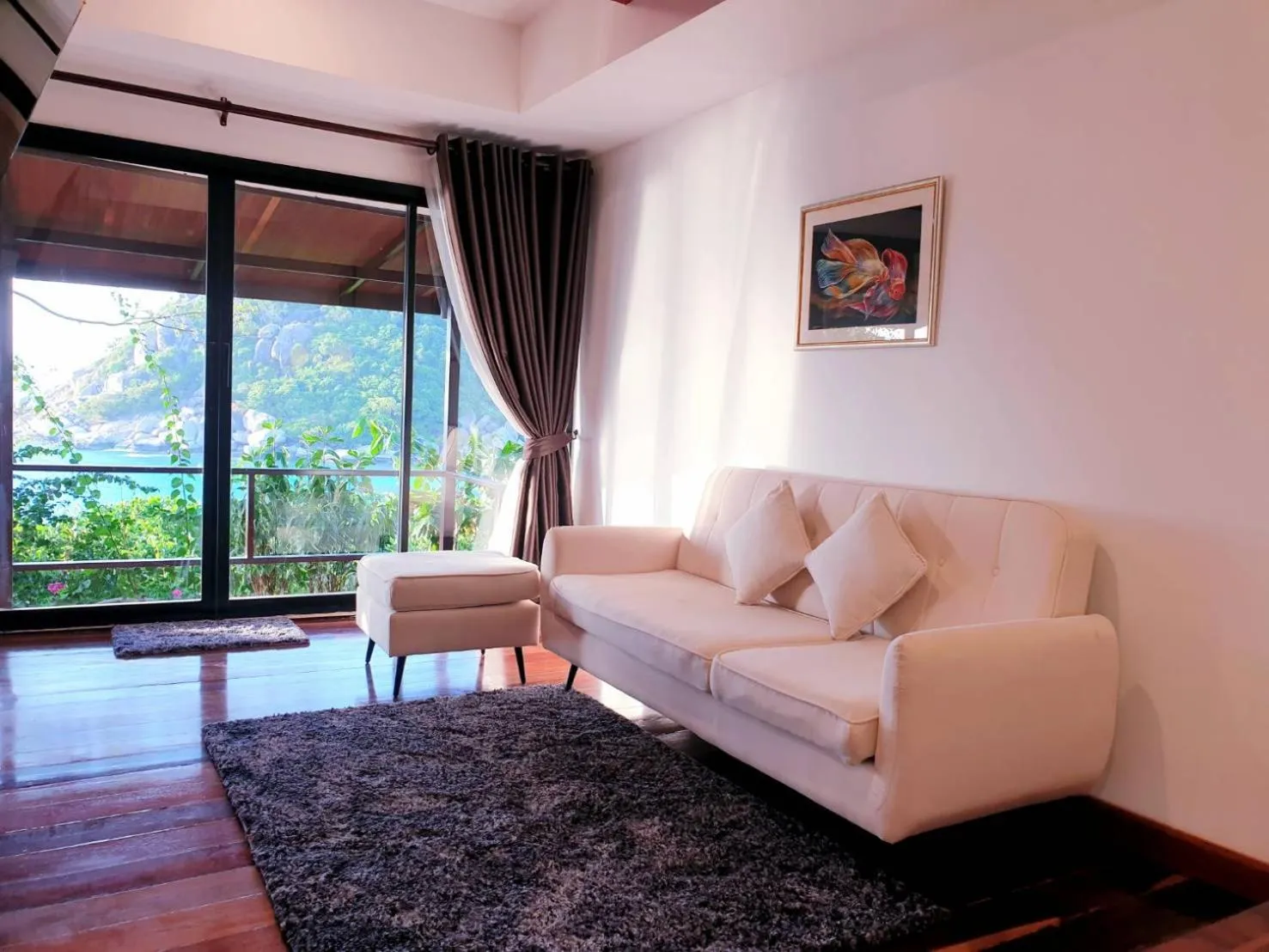 Living room in Nangyuan Island Dive Resort