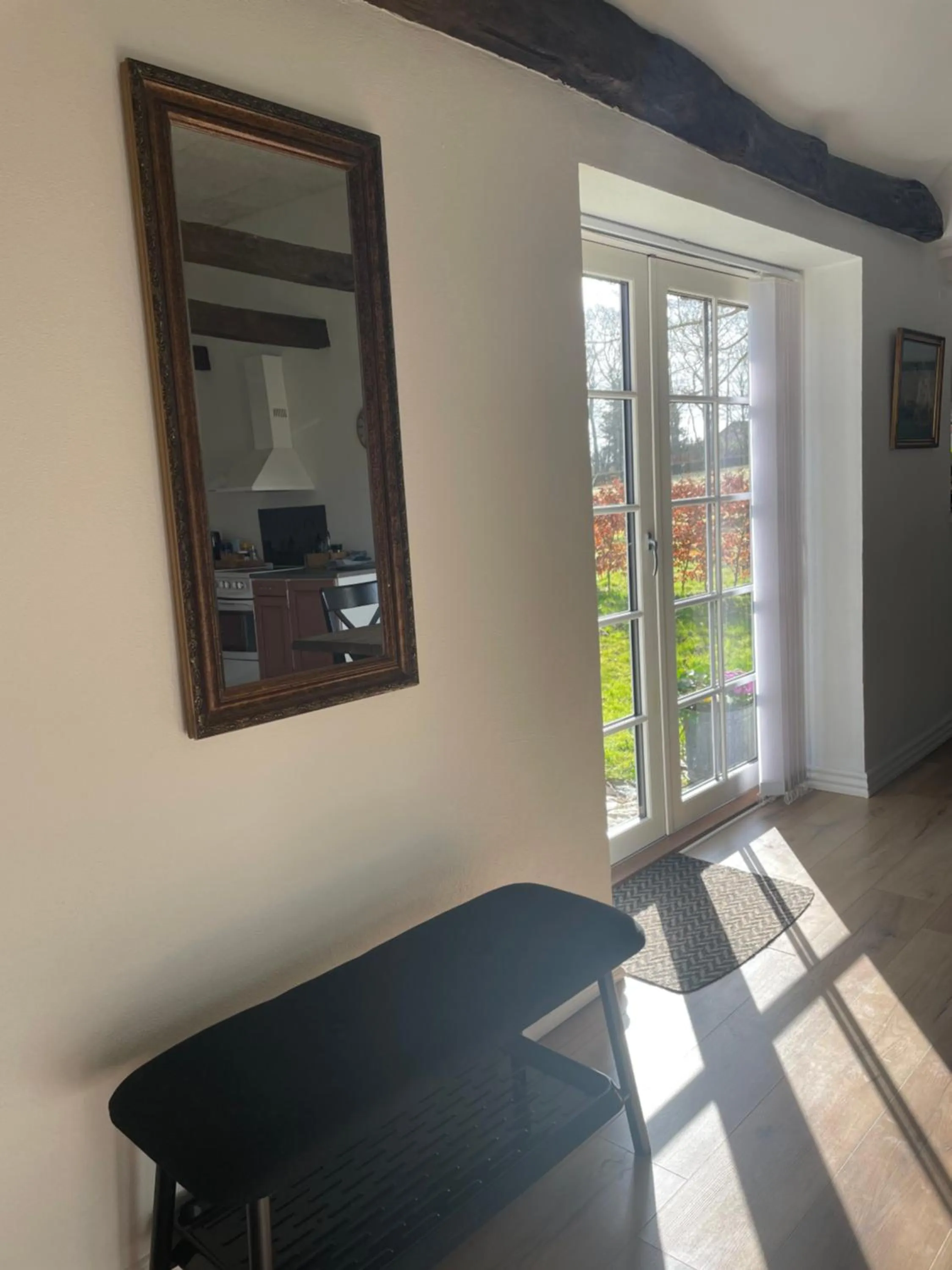 Living room in Baekgaarden 3 rooms Apartment - old farm house