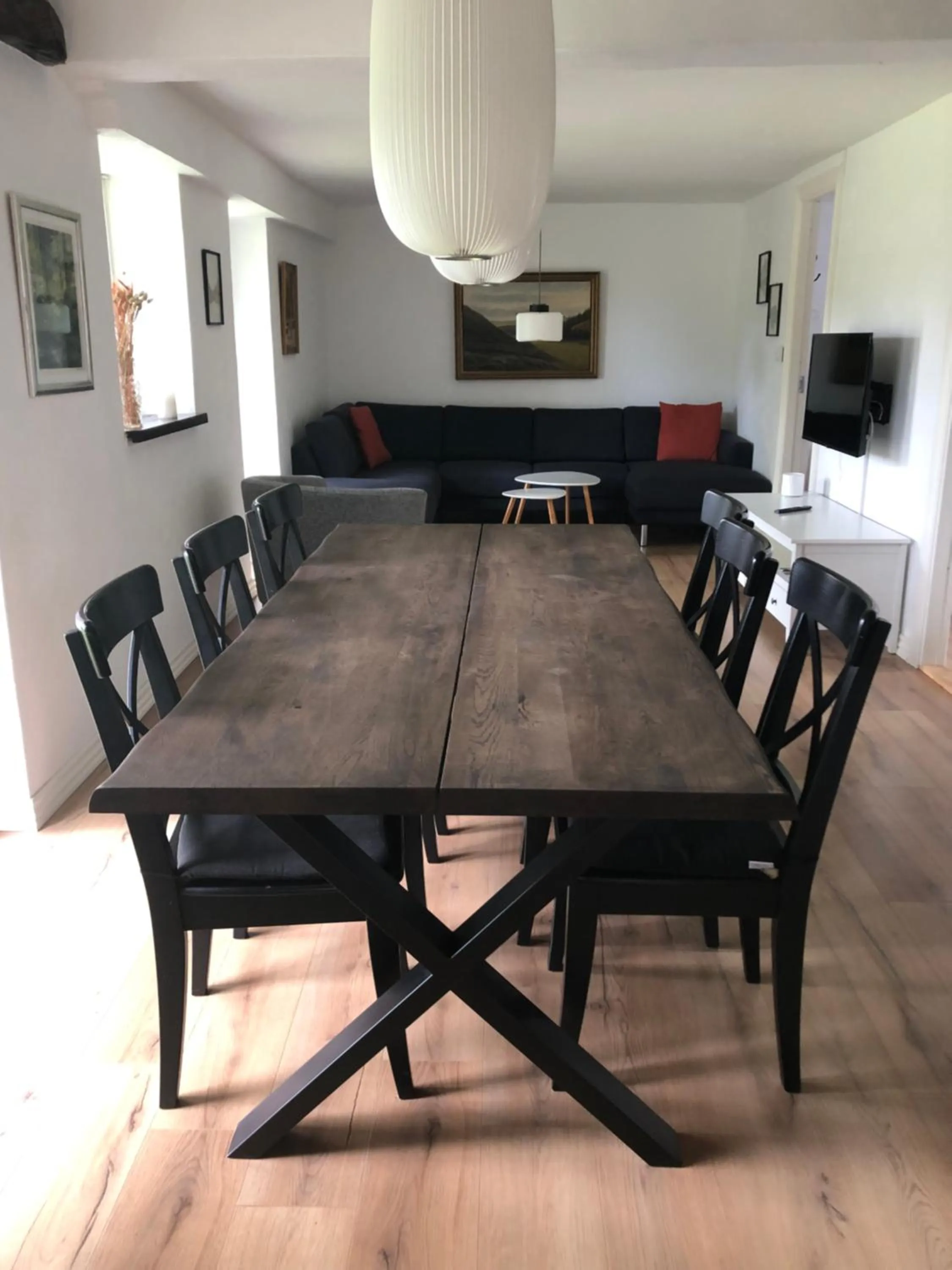 Living room in Baekgaarden 3 rooms Apartment - old farm house